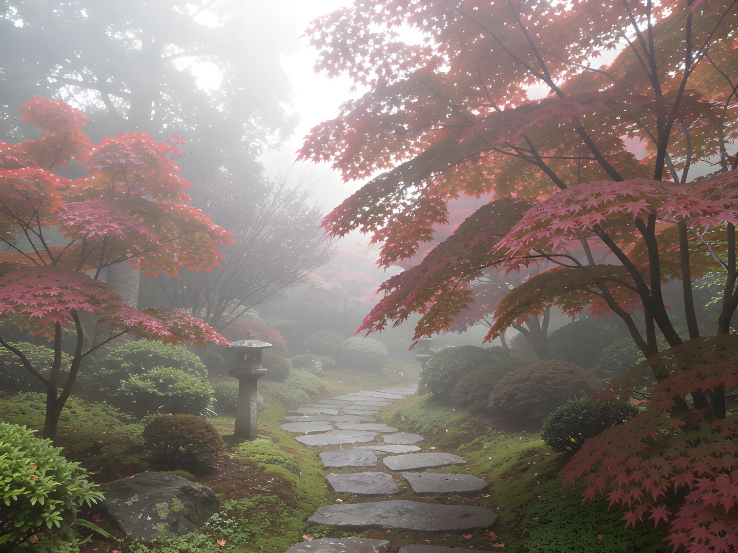 Autumn Leaf Path