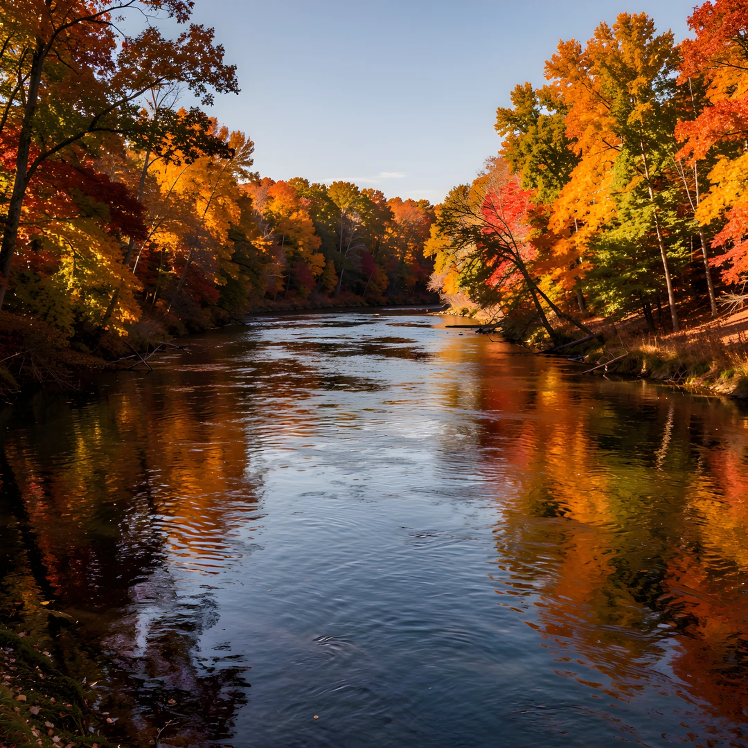 Golden River Scene