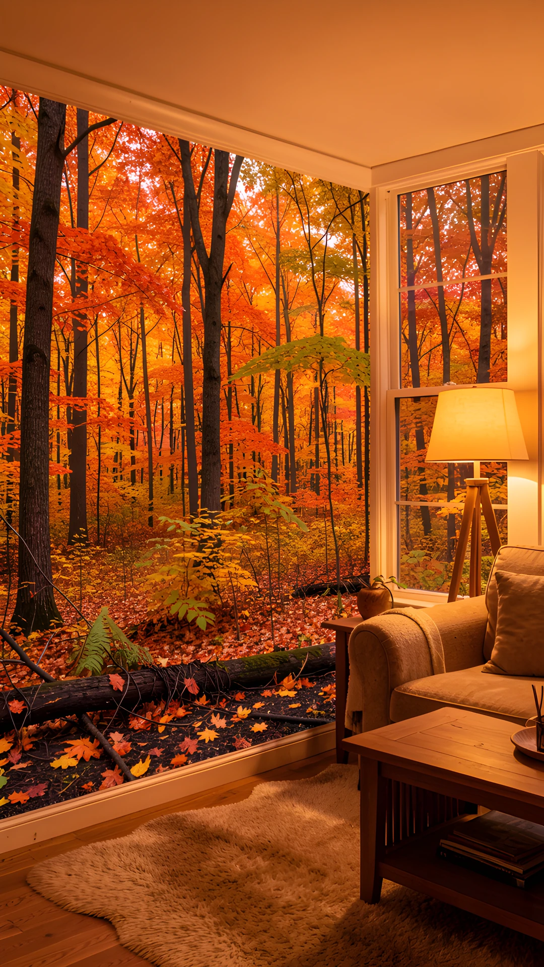 Flickering Fall Forest