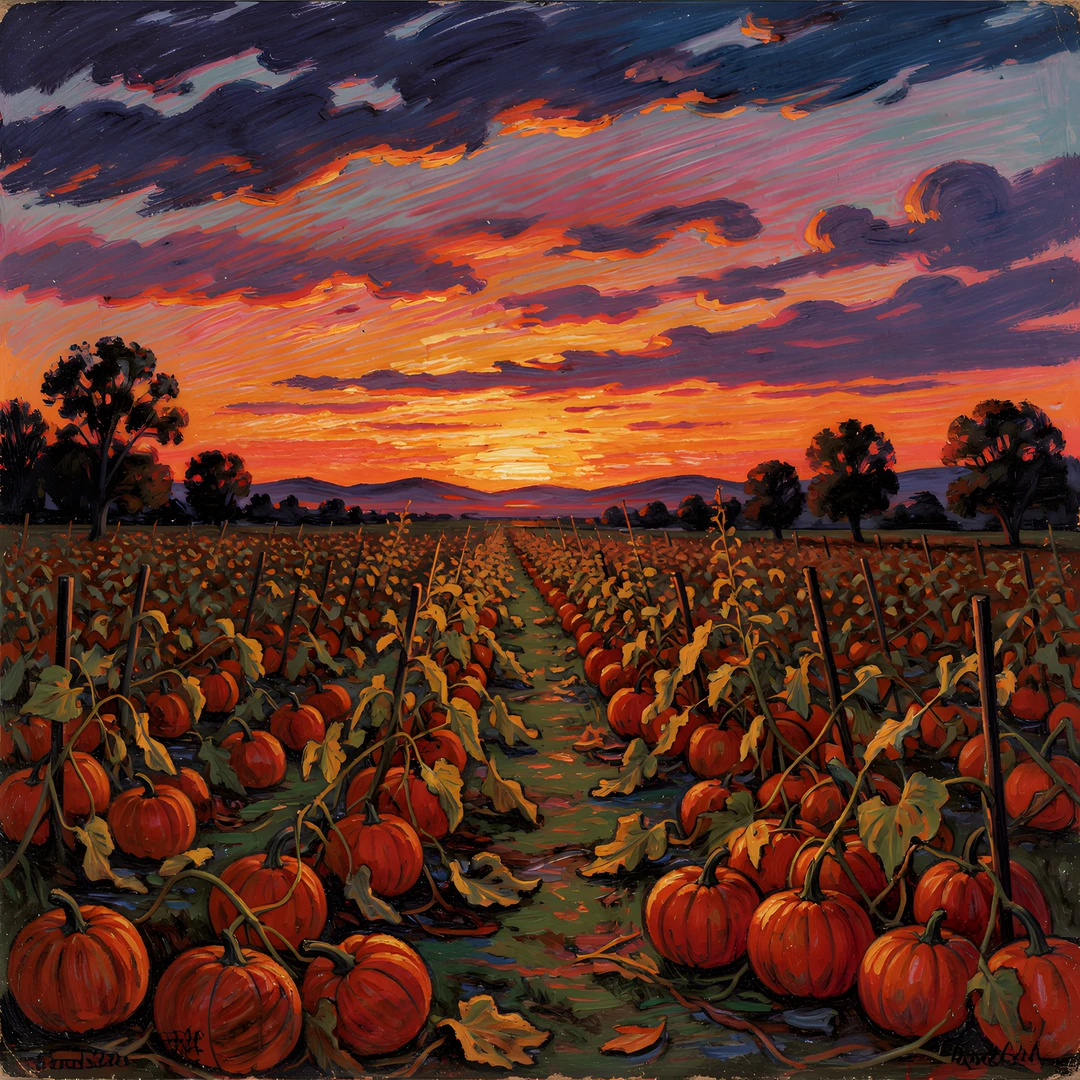 Pumpkin Sunset Patch