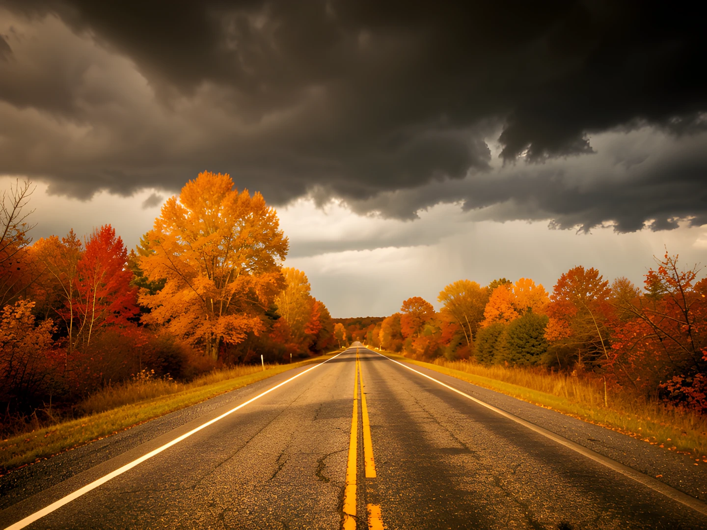 Golden Autumn Storm