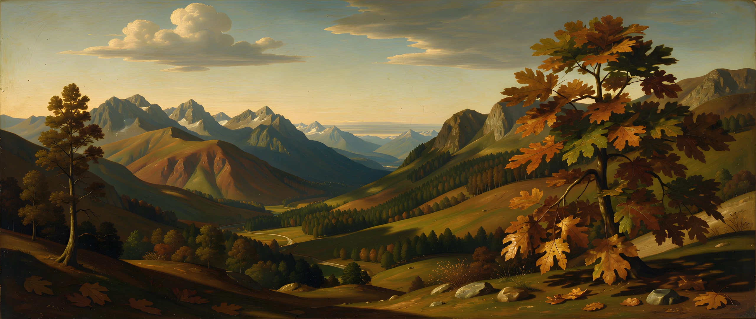 Foggy Morning Landscape