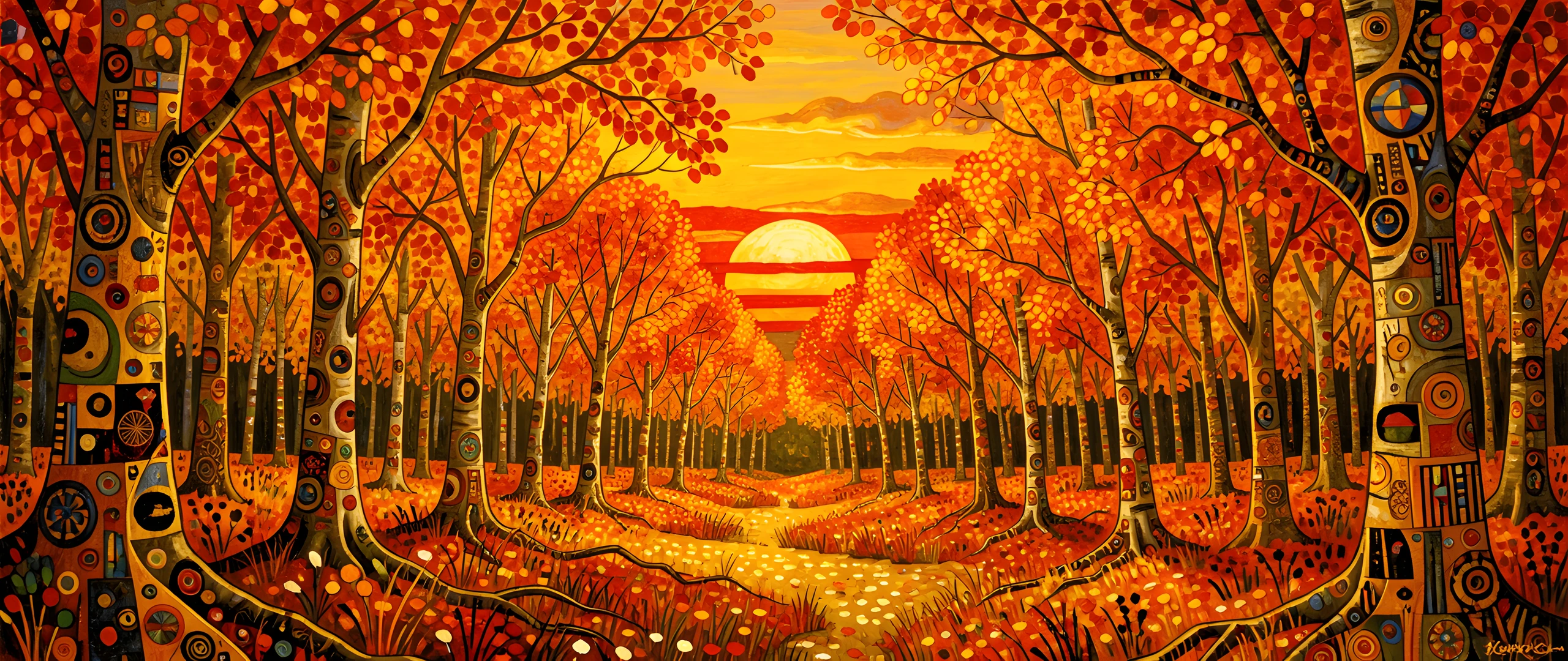 Golden Forest Blaze