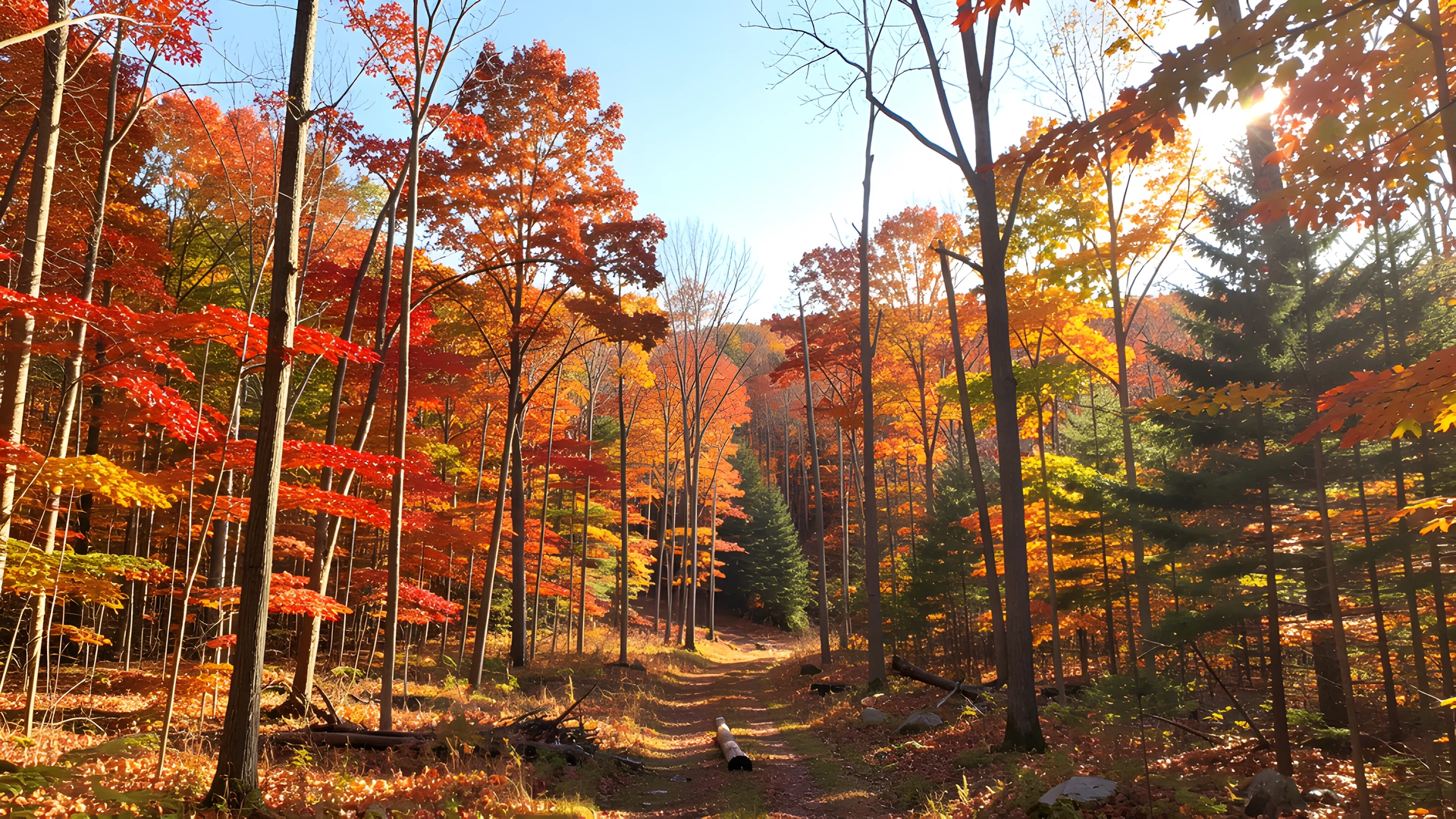 Golden Ember Forest