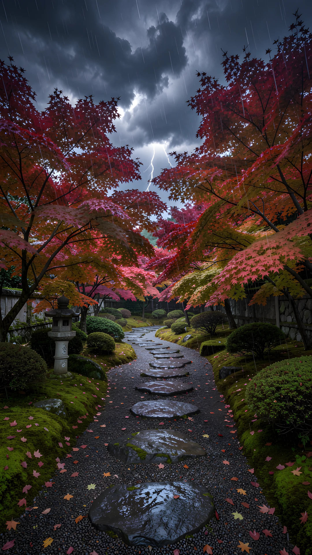 Autumn Maple Path