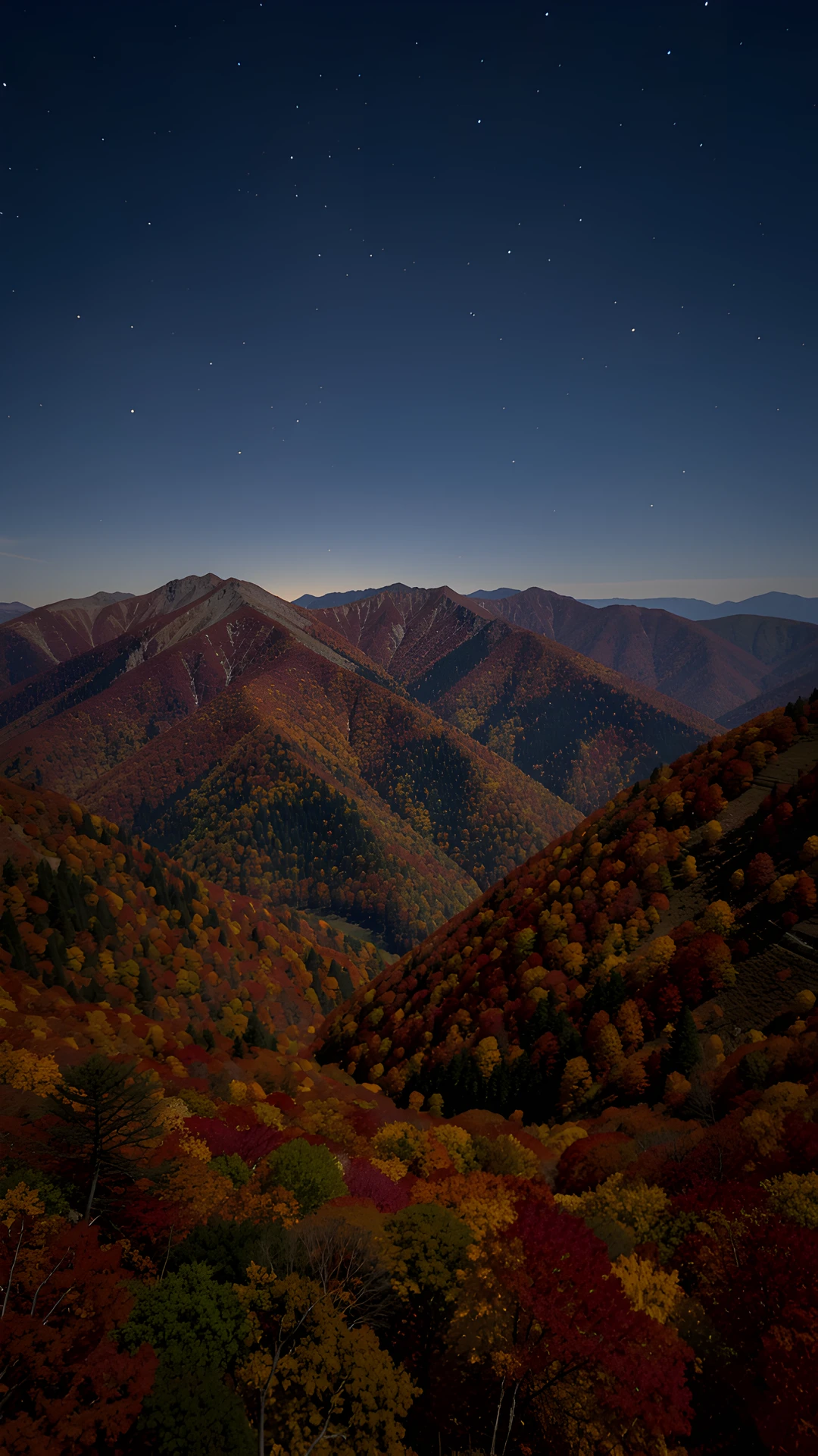 Golden Mountain Twilight