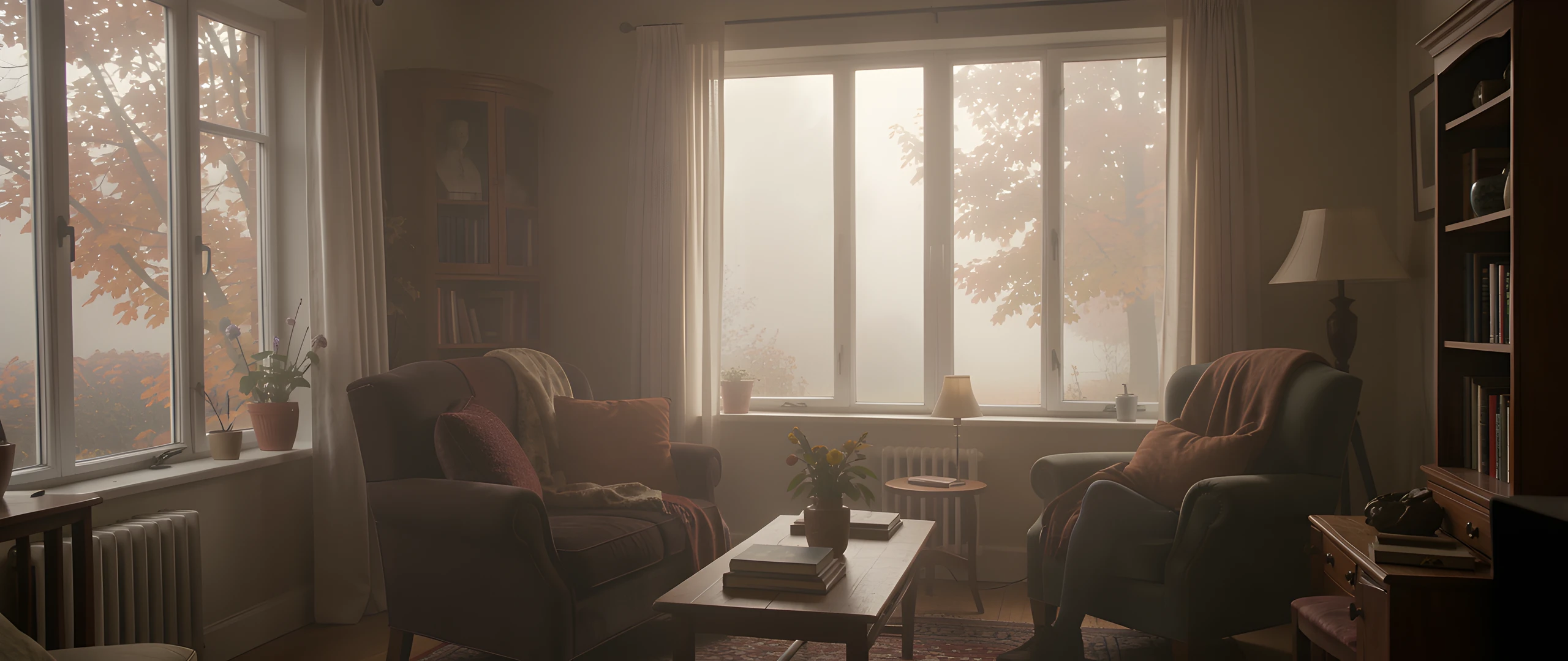 Foggy Morning Room