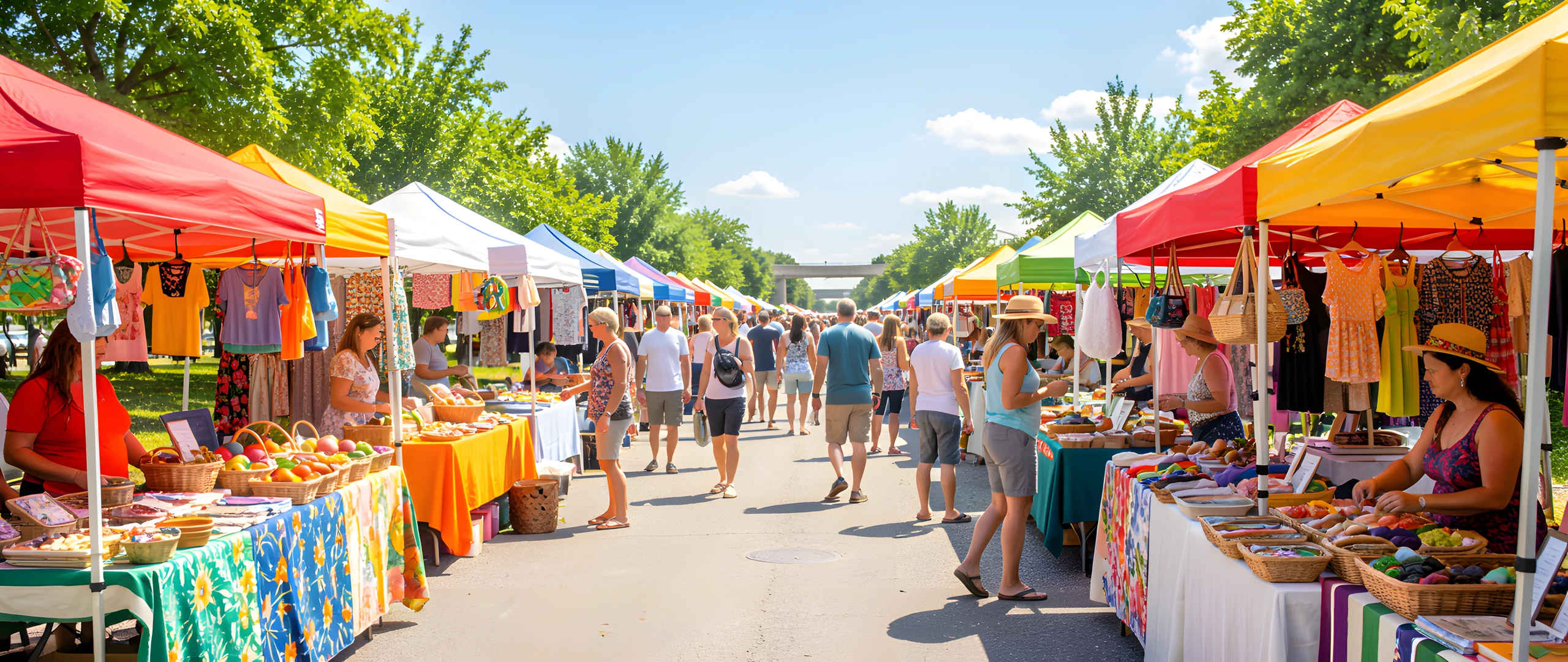 Vibrant Street Bazaar