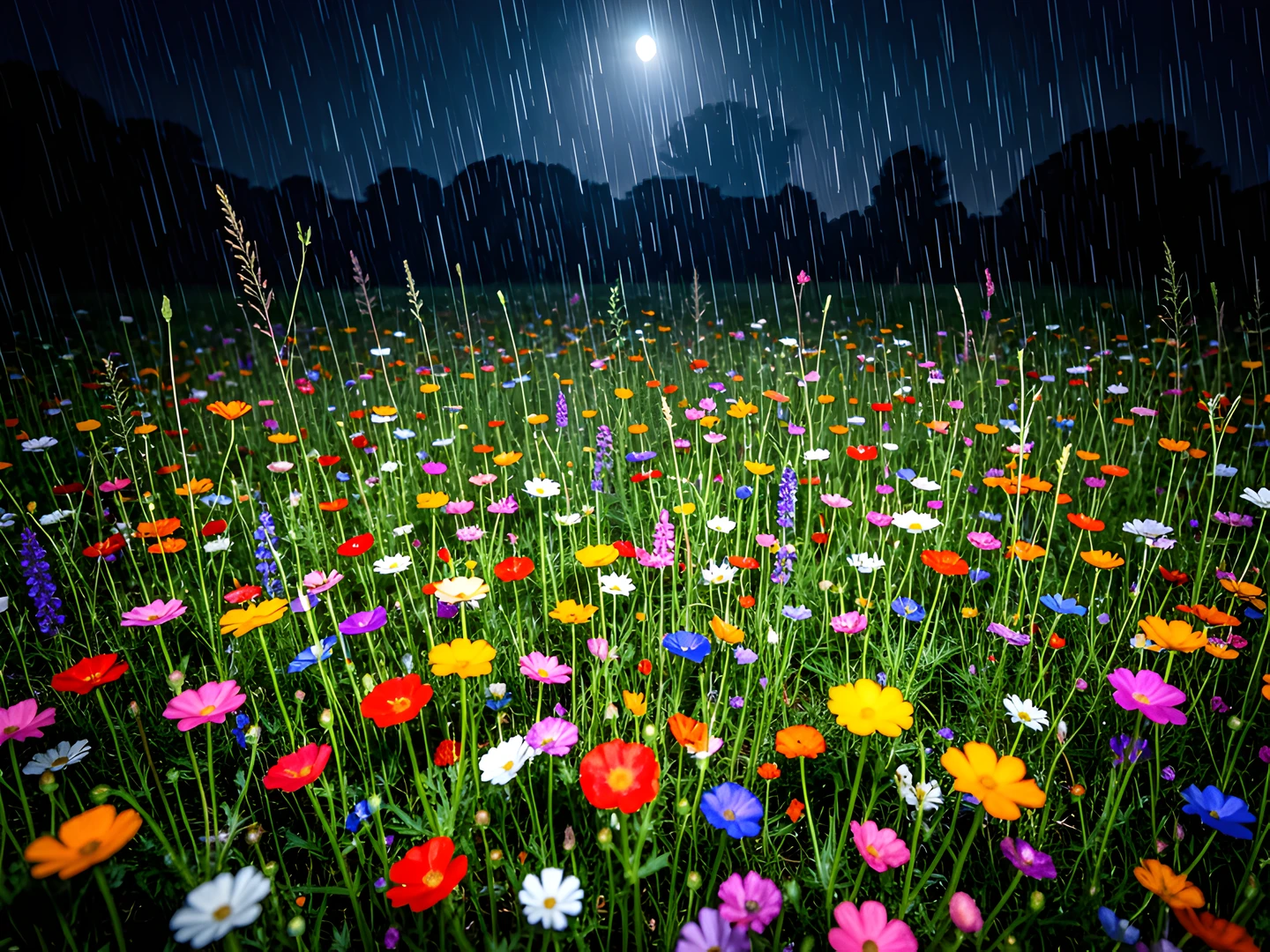 Blooming Night Sky