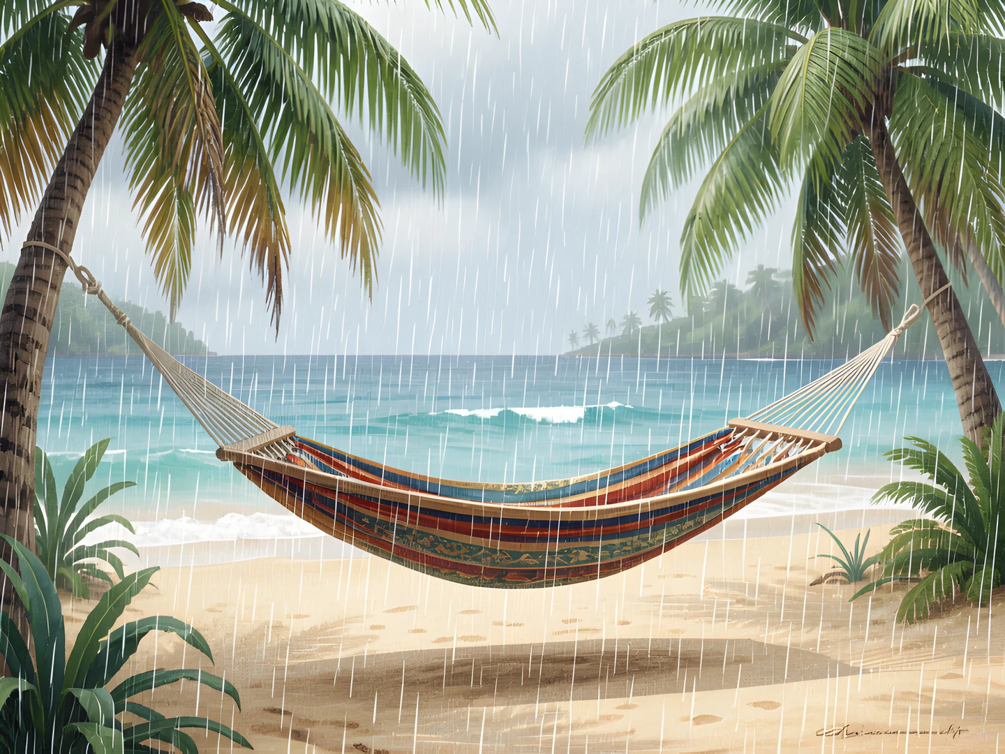 Tropical Sunset Breeze