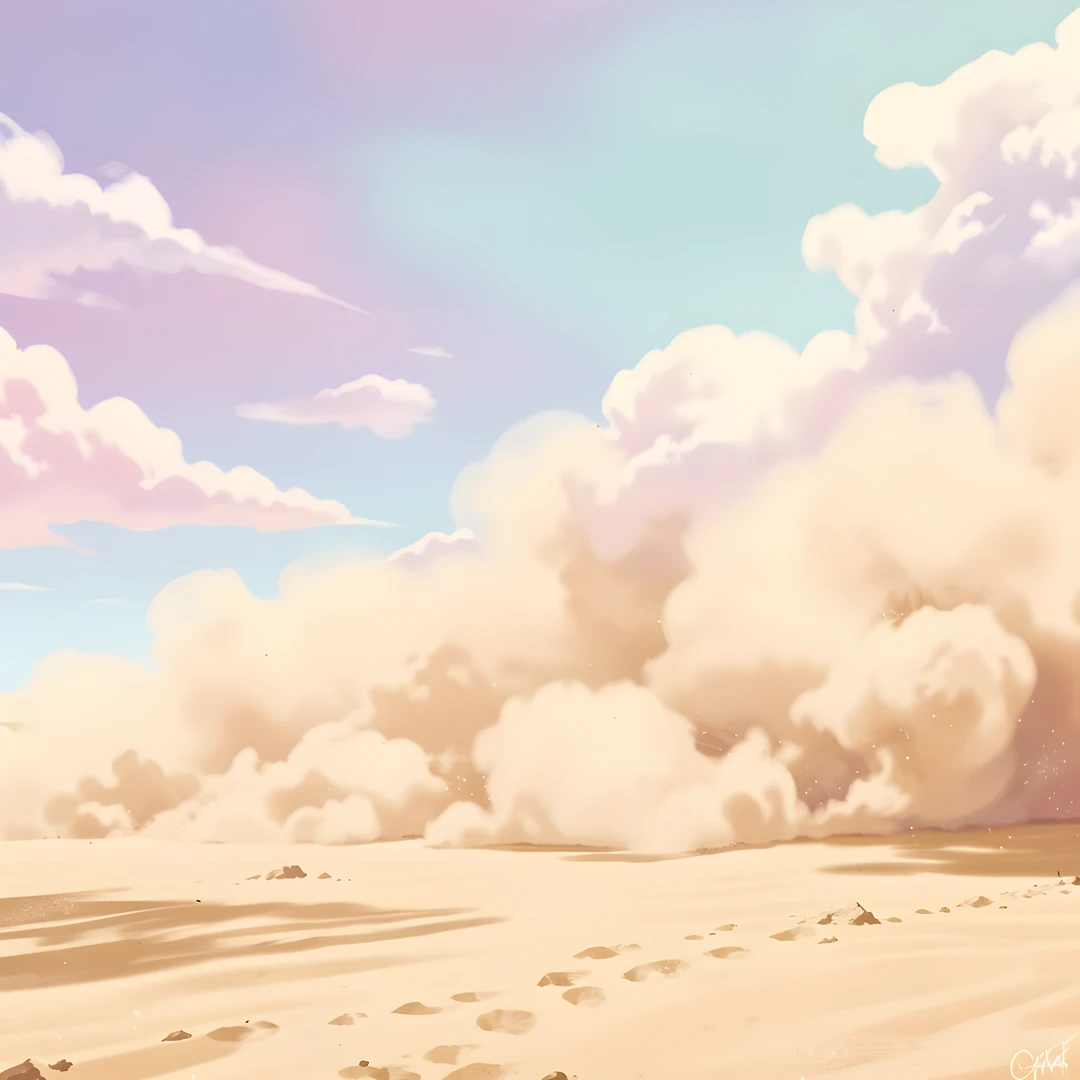 Soft Sunset Storm