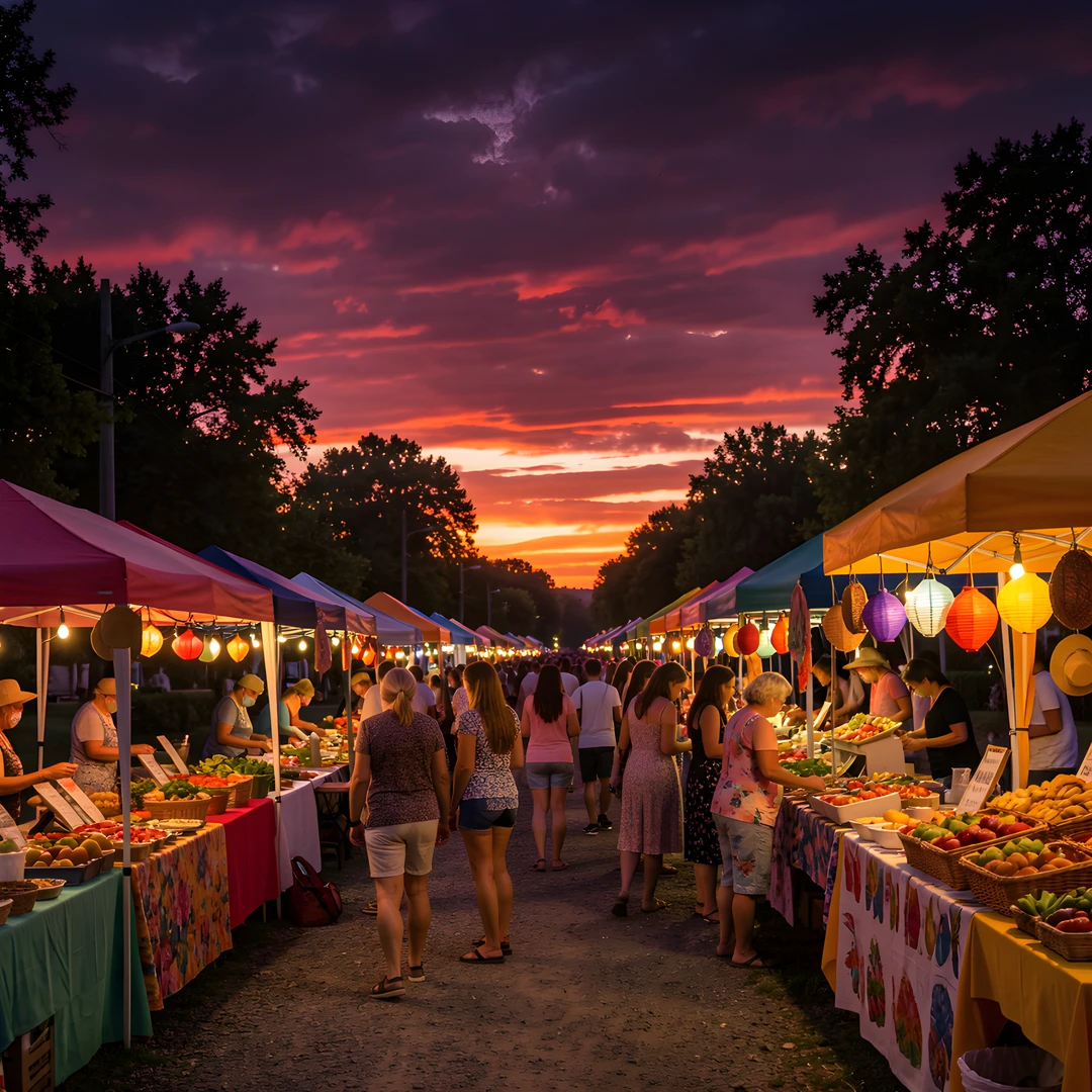 Neon Night Market