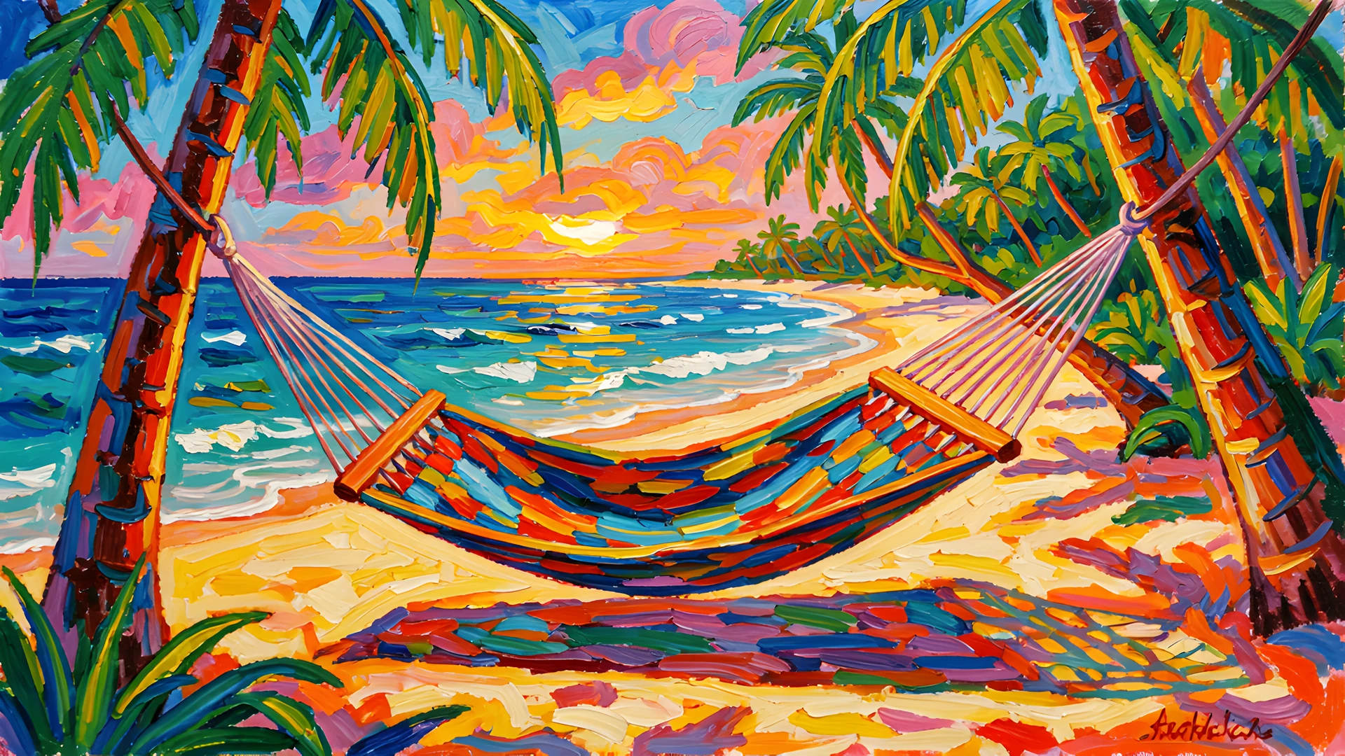 Impressionist Tropical Coast