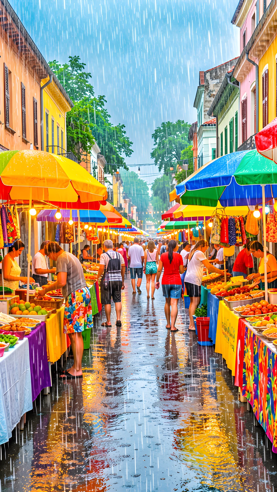 Vibrant Street Bazaar