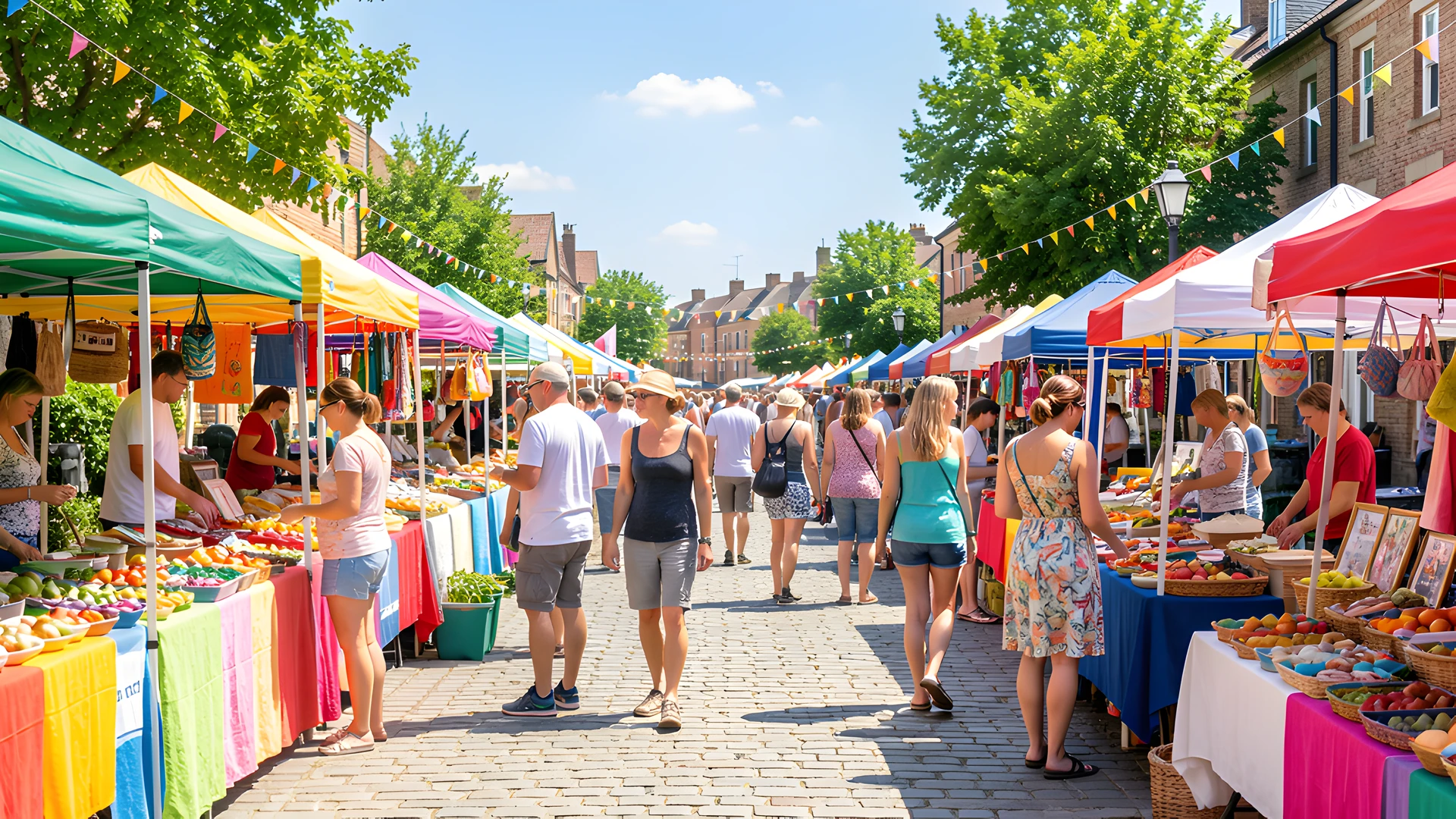 Vibrant Street Scene