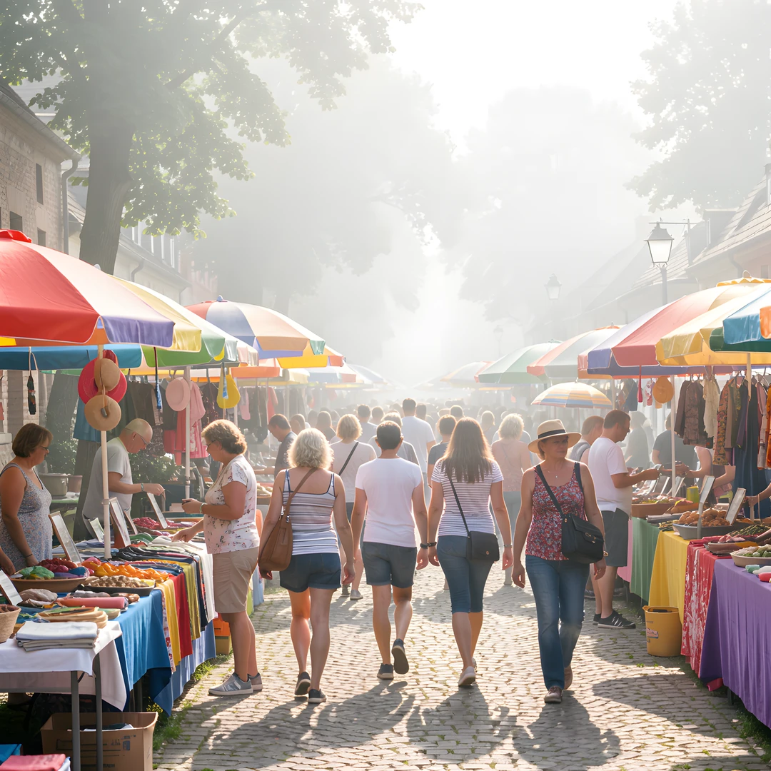 Vibrant Street Scene