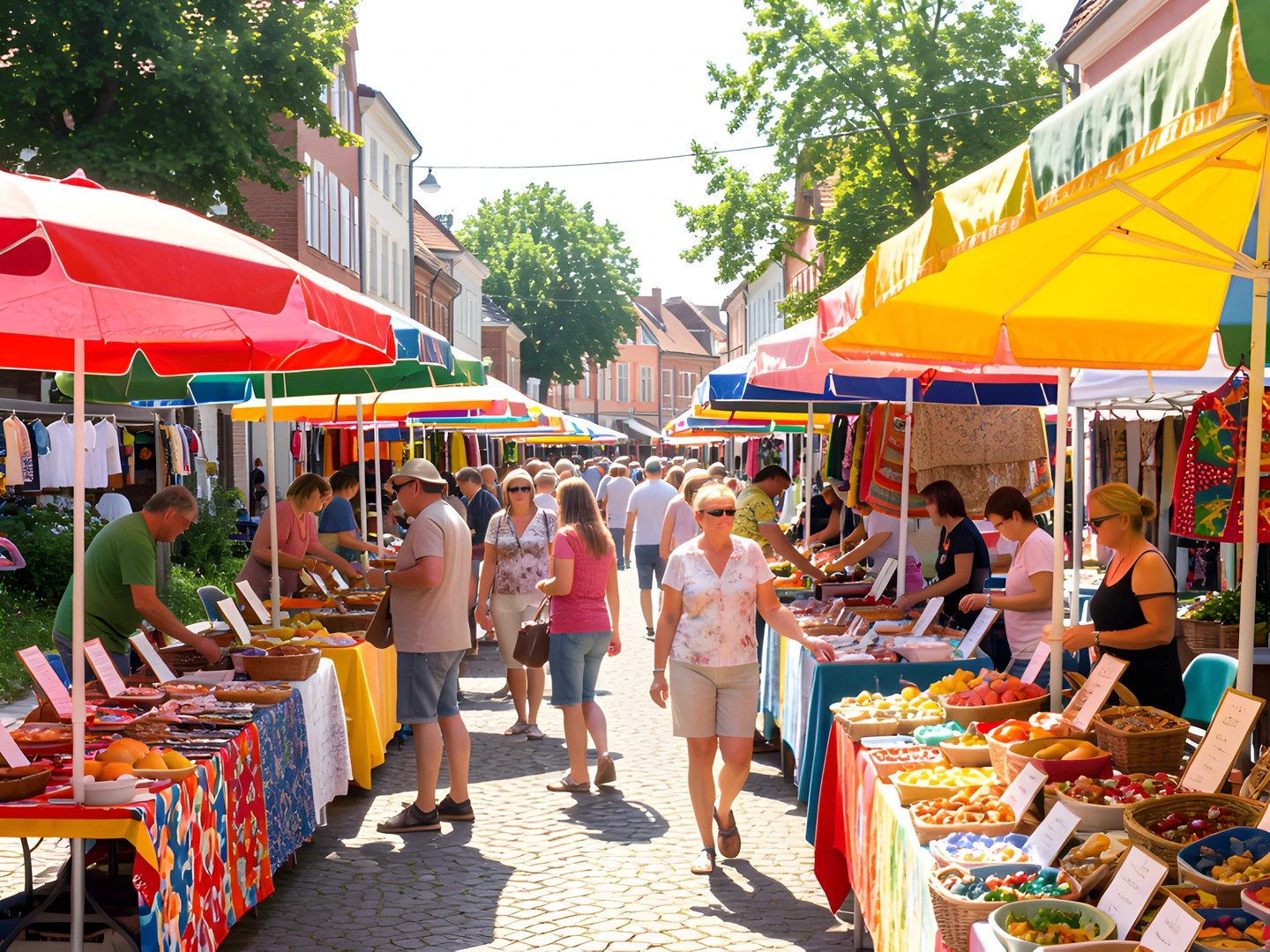 Vibrant Street Scene