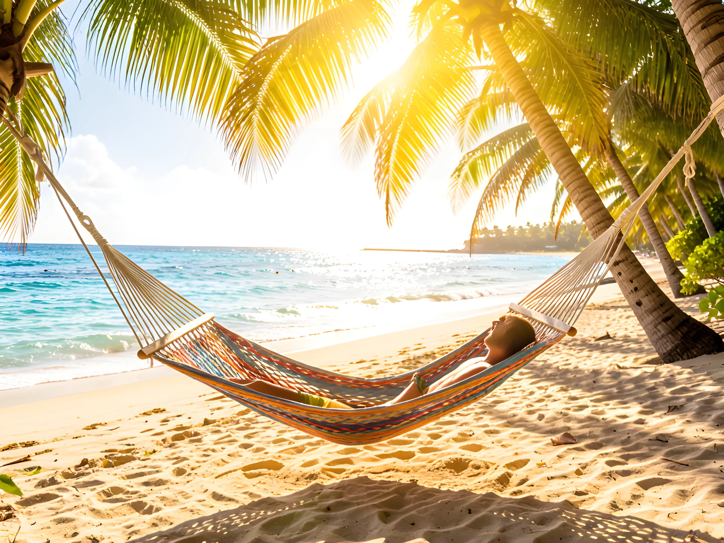 Tropical Beach Scene