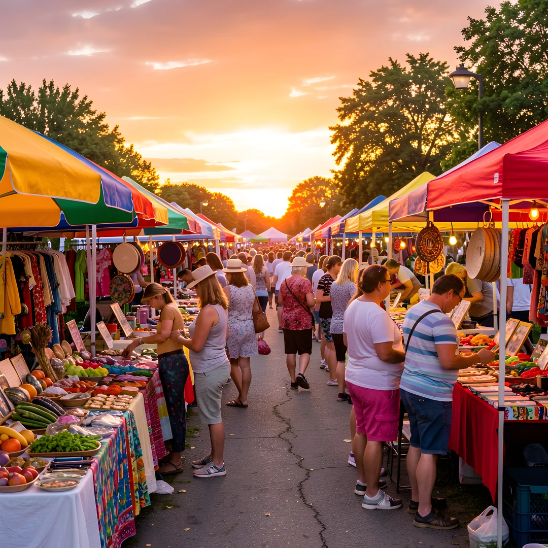 Vibrant Street Scene