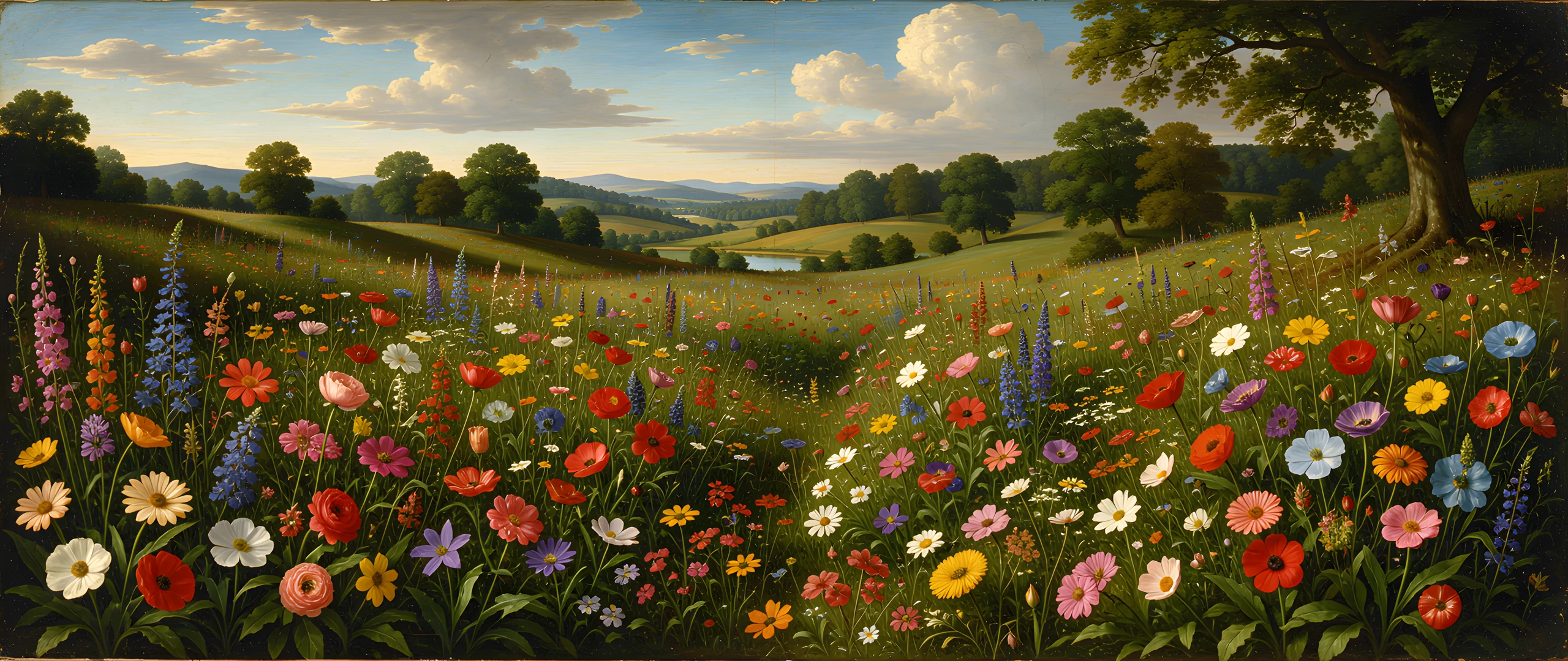 Renaissance Floral Scene