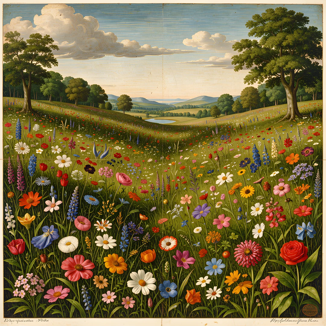 Vibrant Garden Scene