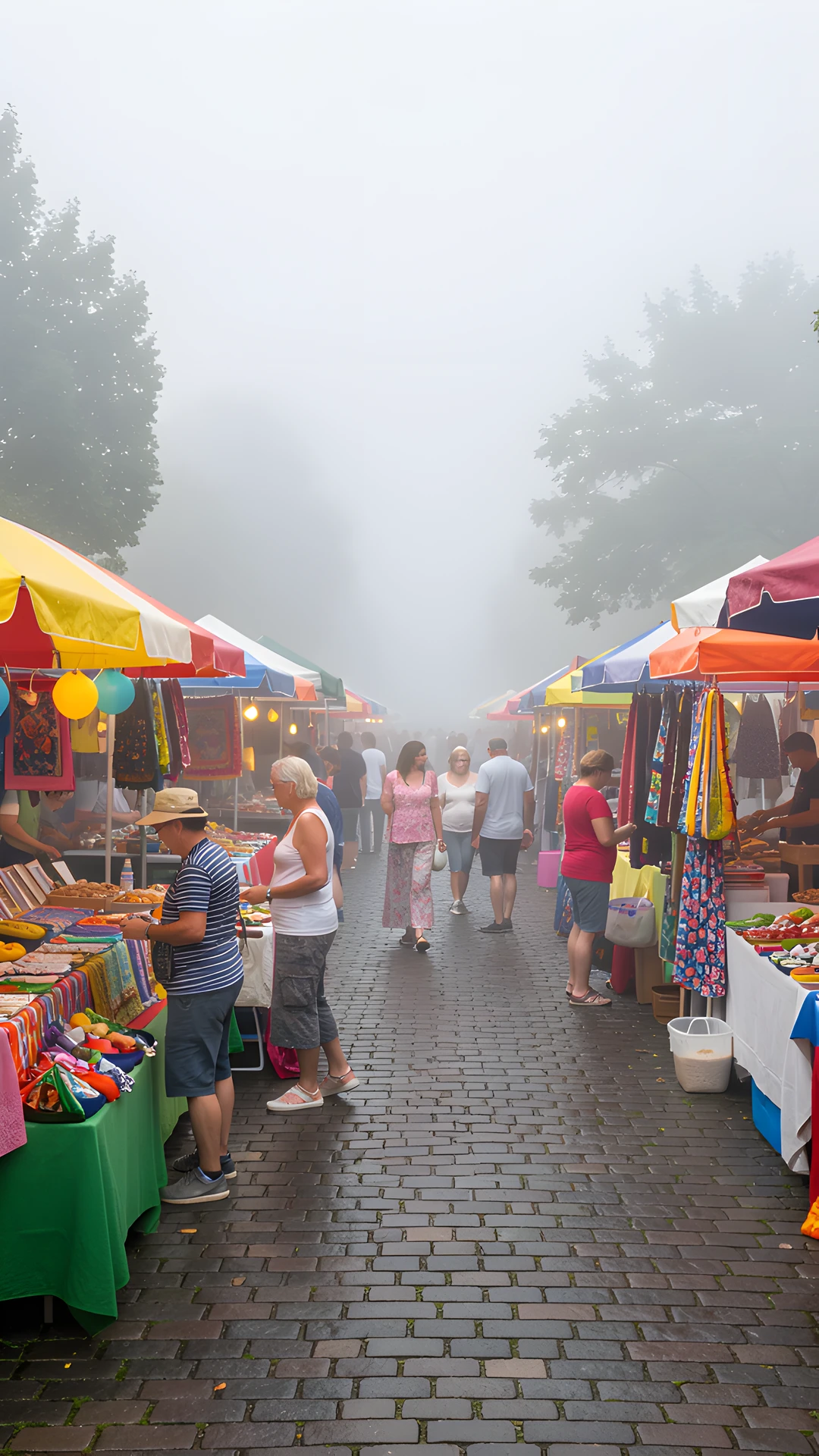 Vibrant Asian Bazaar