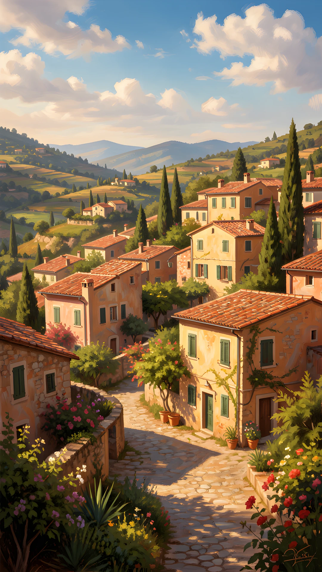 Golden Italian Sunset