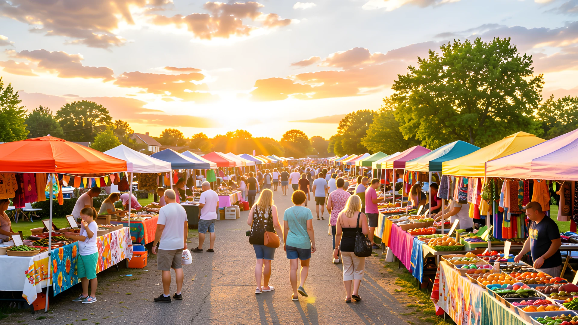 Vibrant Street Bazaar