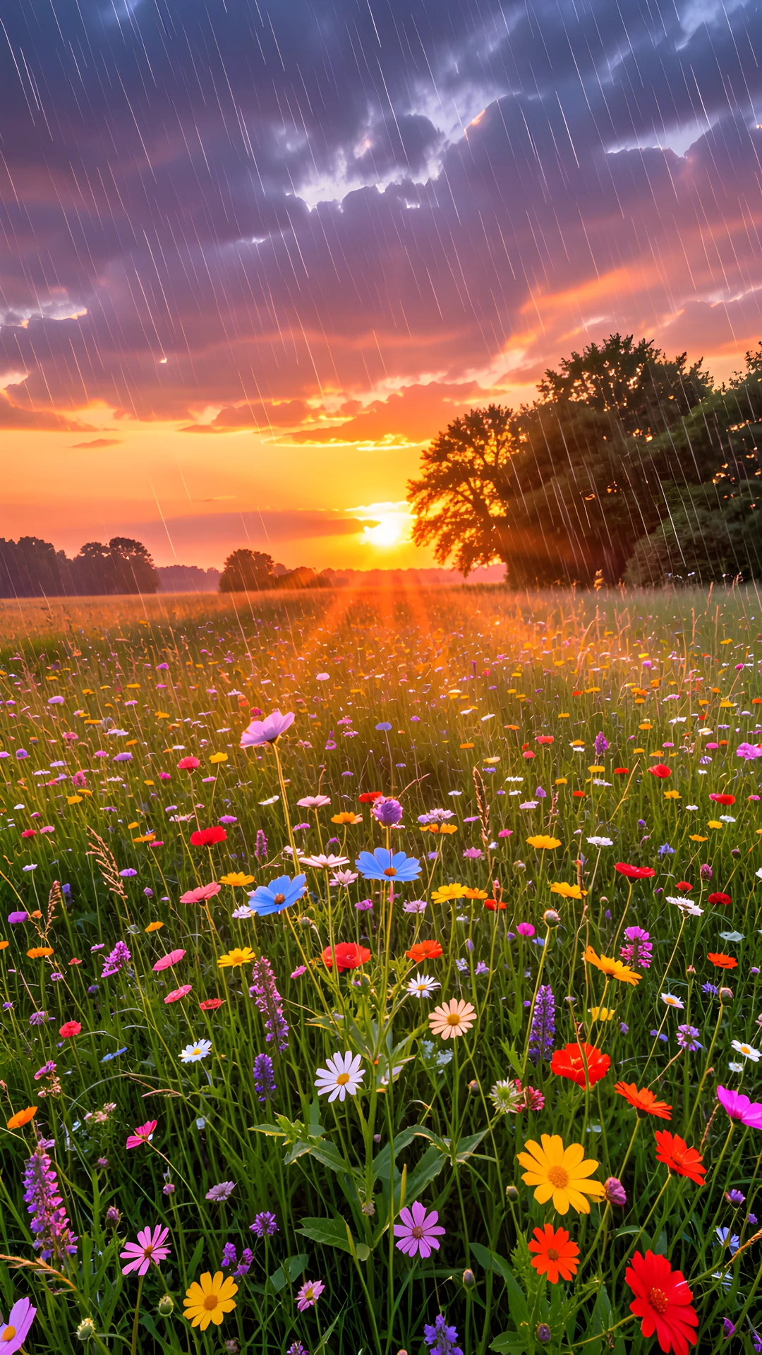 Blooming Meadow Morning