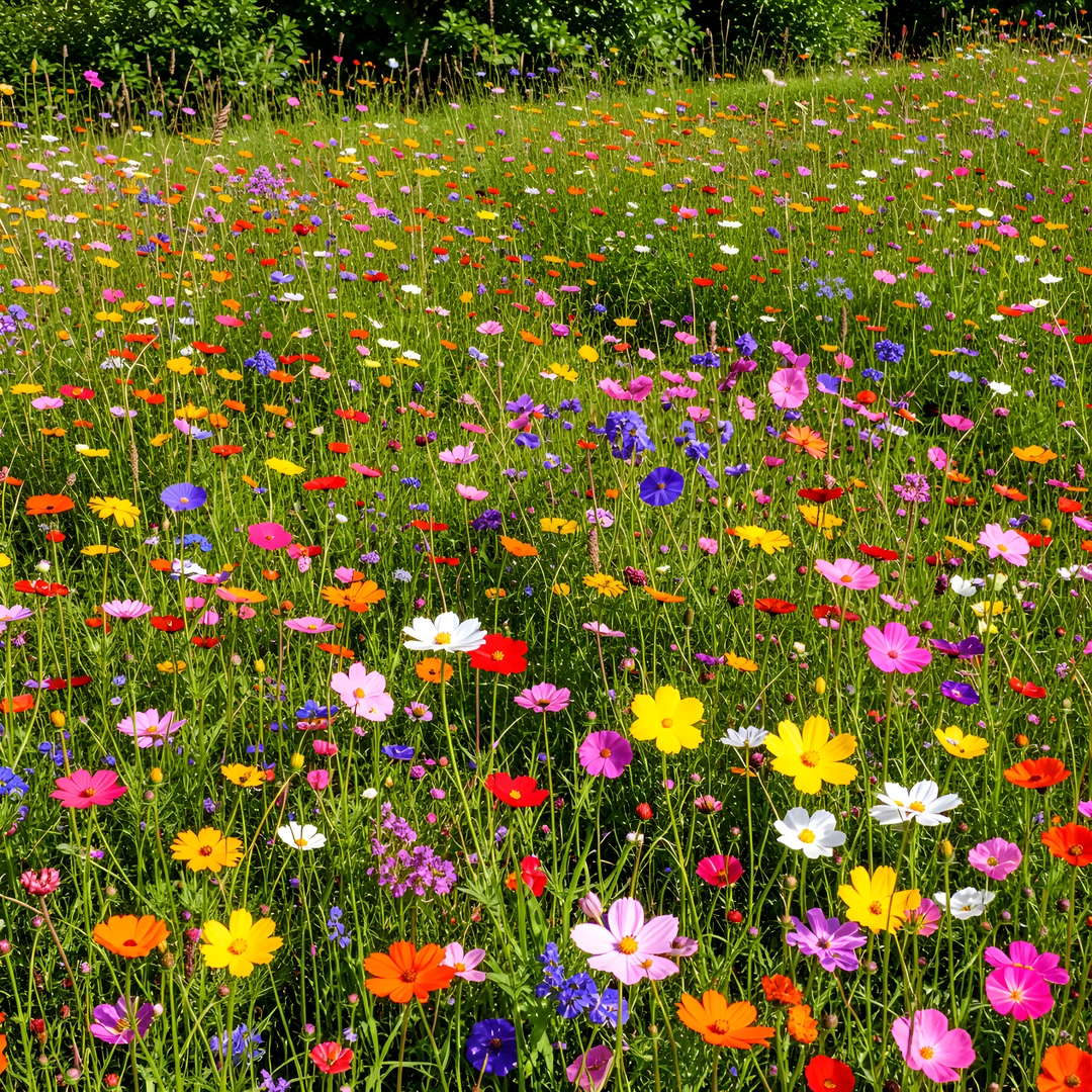 Blooming Garden Scene