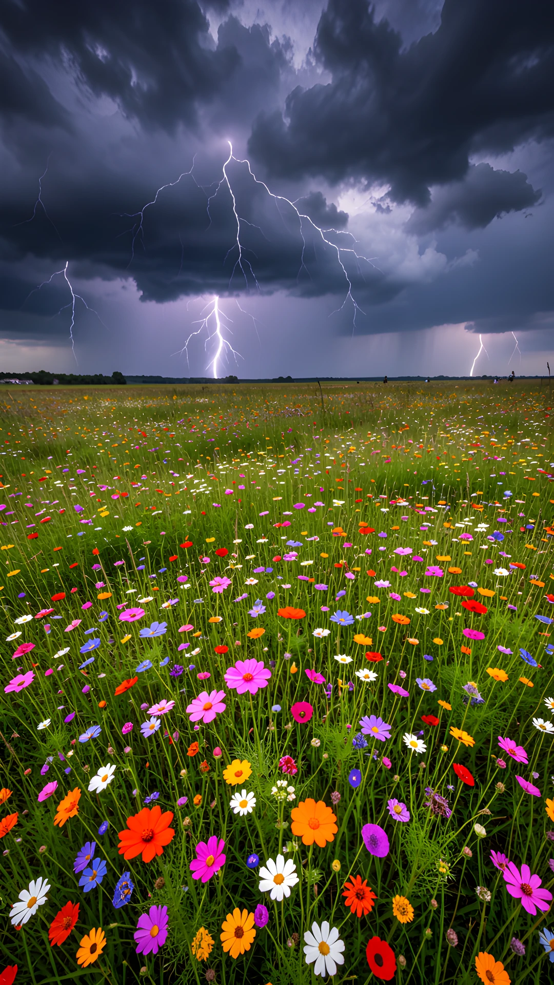 Blooming Stormy Night