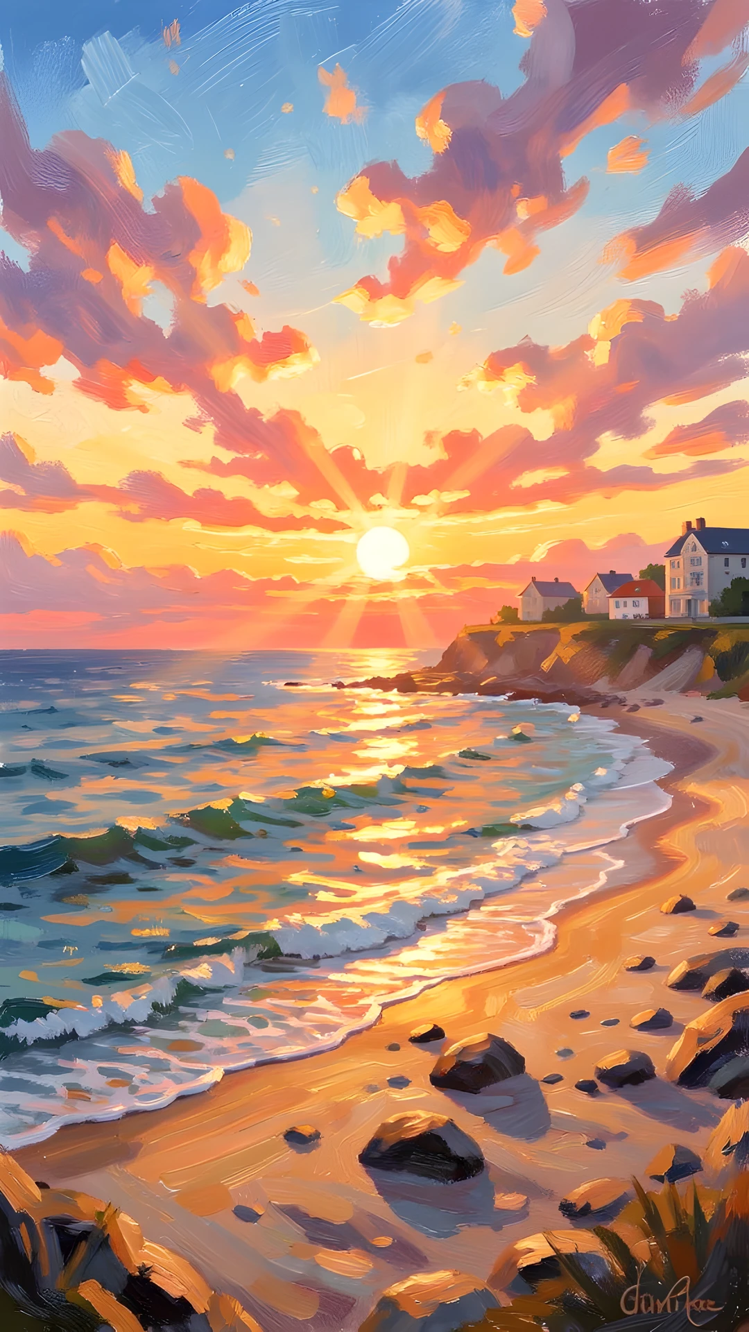 Impressionist Coastal Light