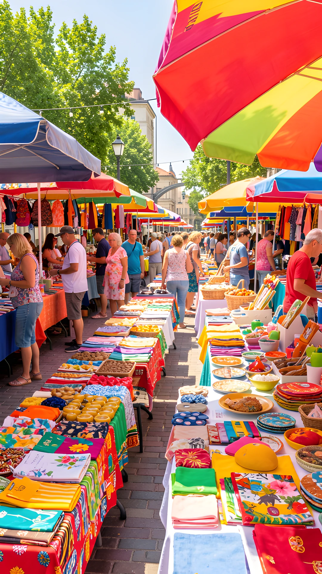 Vibrant Street Scene