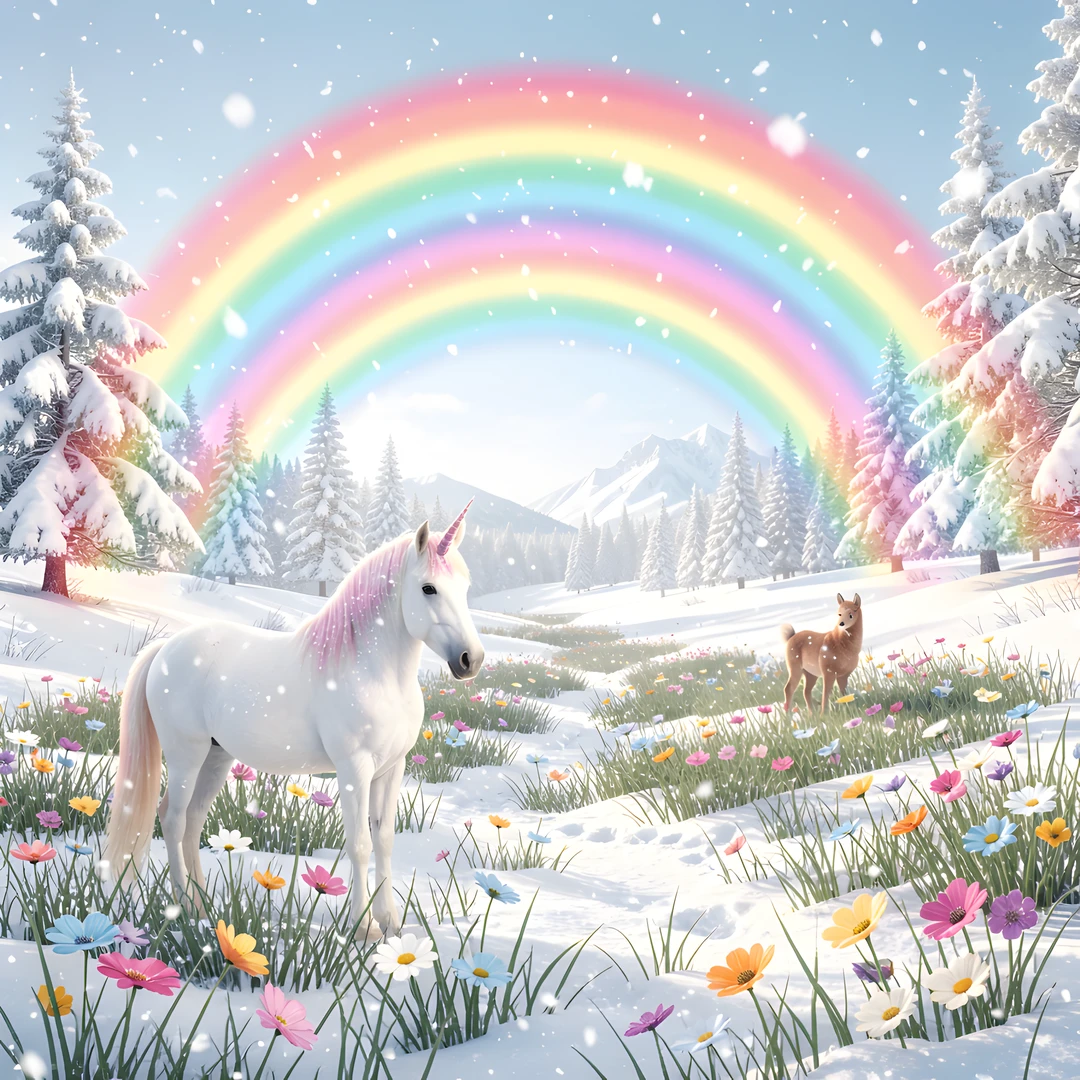 Magical Winter Scene