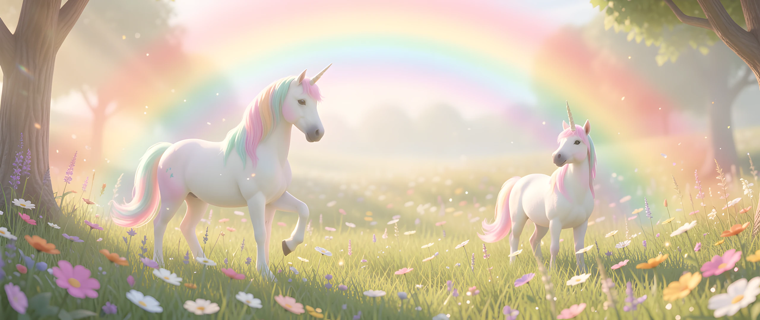 Rainbow Unicorn Glow