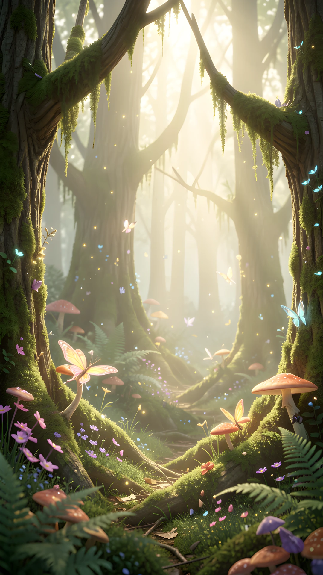 Moonlit Enchanted Glade