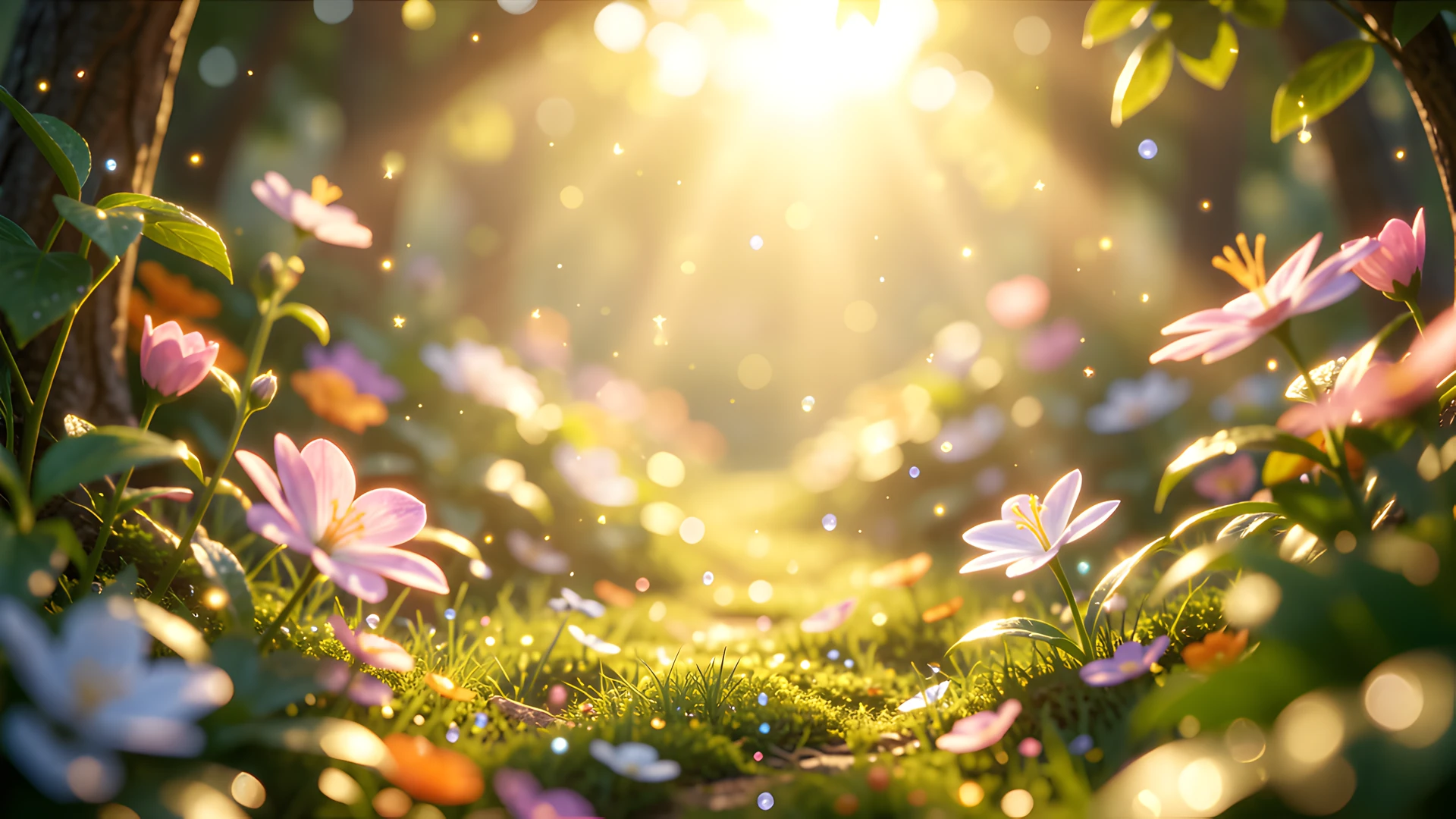 Glowing Petal Scene
