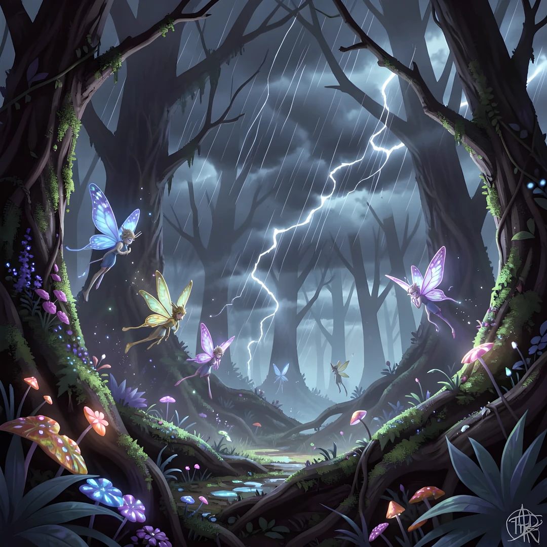 Moonlit Enchanted Night