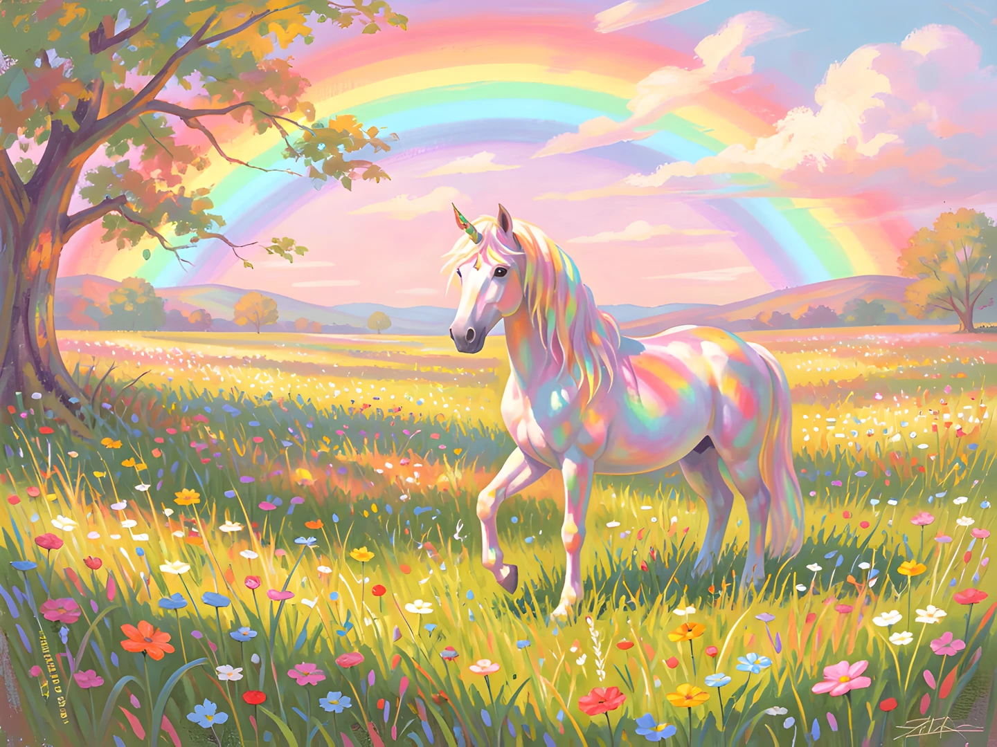 Whimsical Meadow Dream