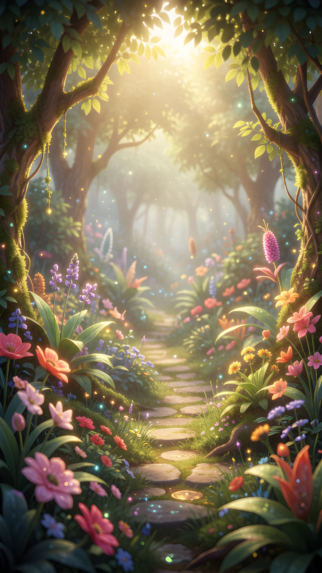Moonlit Enchanted Scene