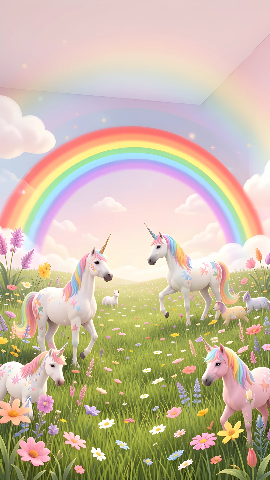 Rainbow Unicorn Field