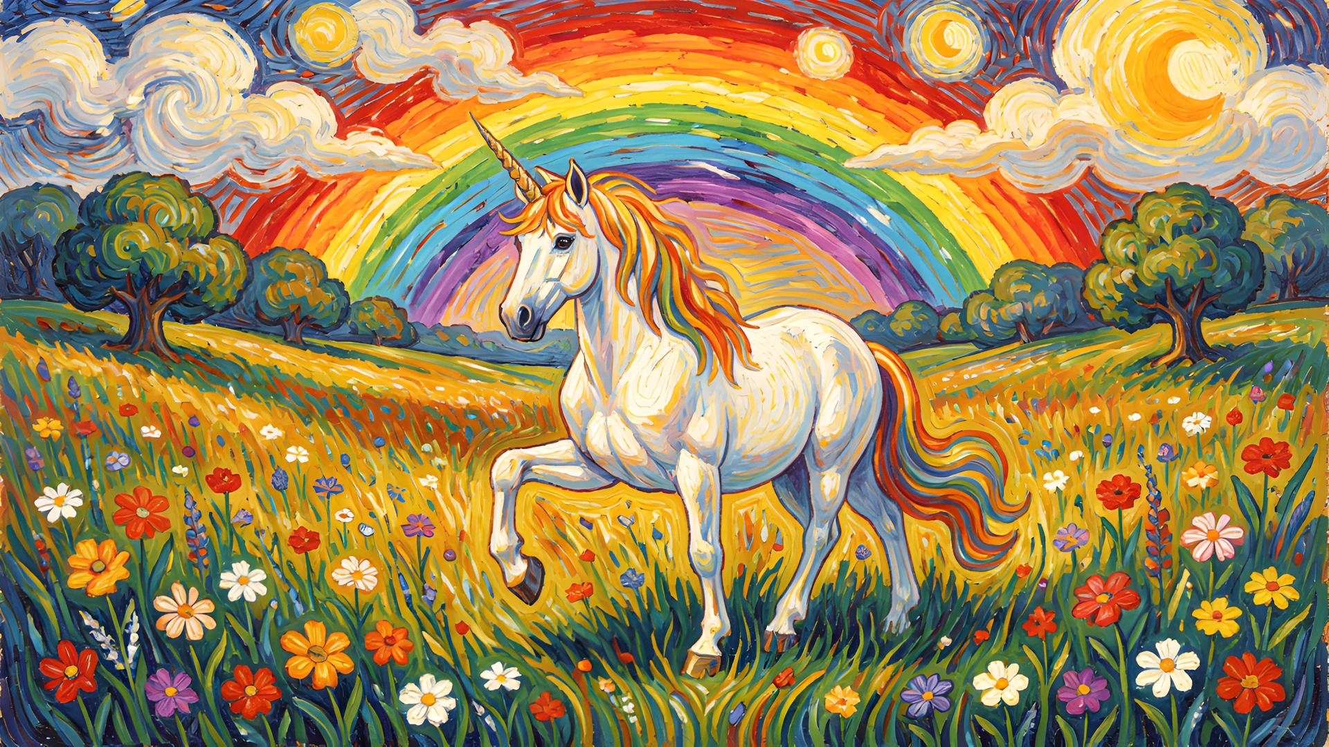 Rainbow Mountain Landscape