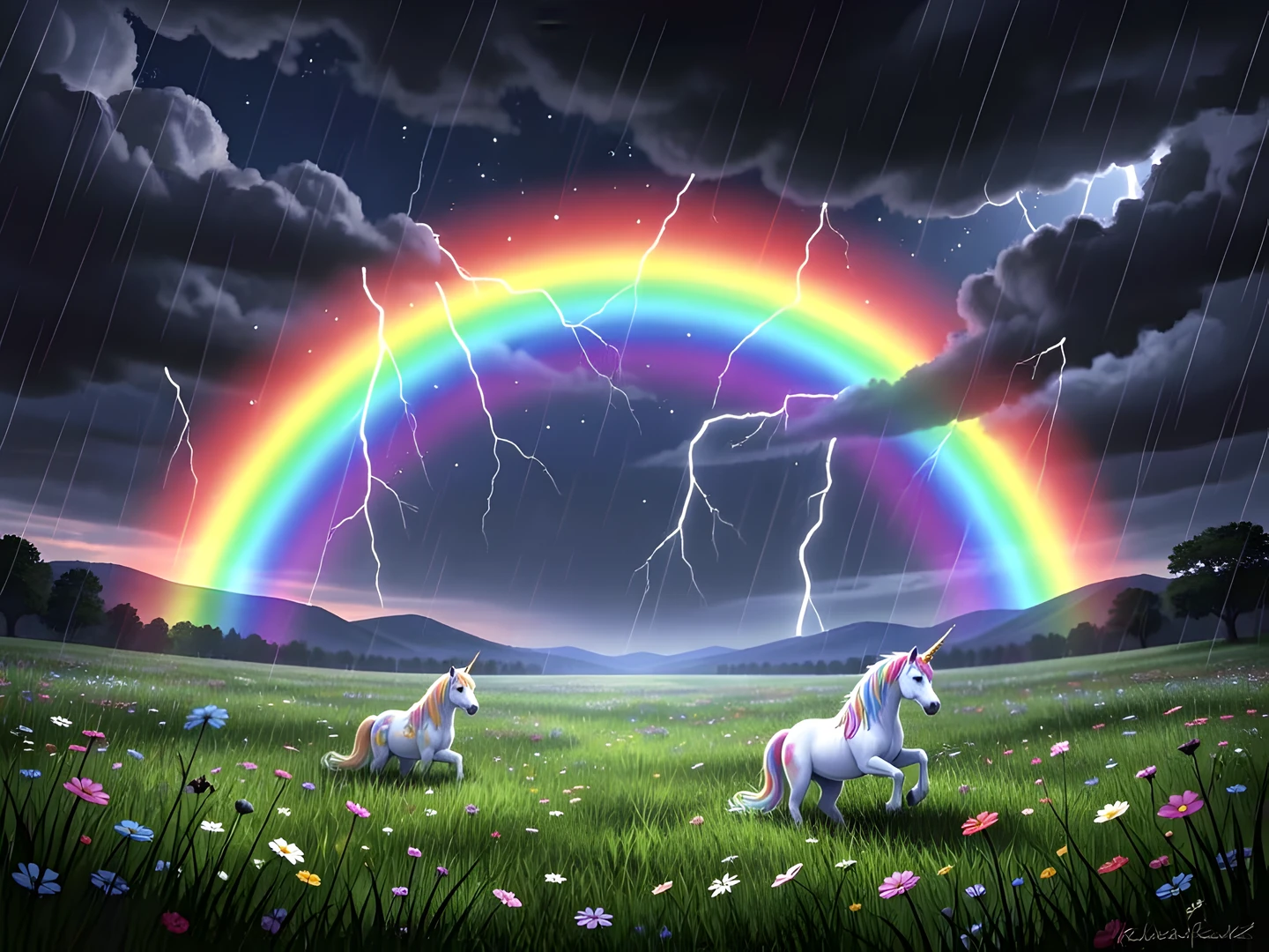 Magical Unicorn Sky