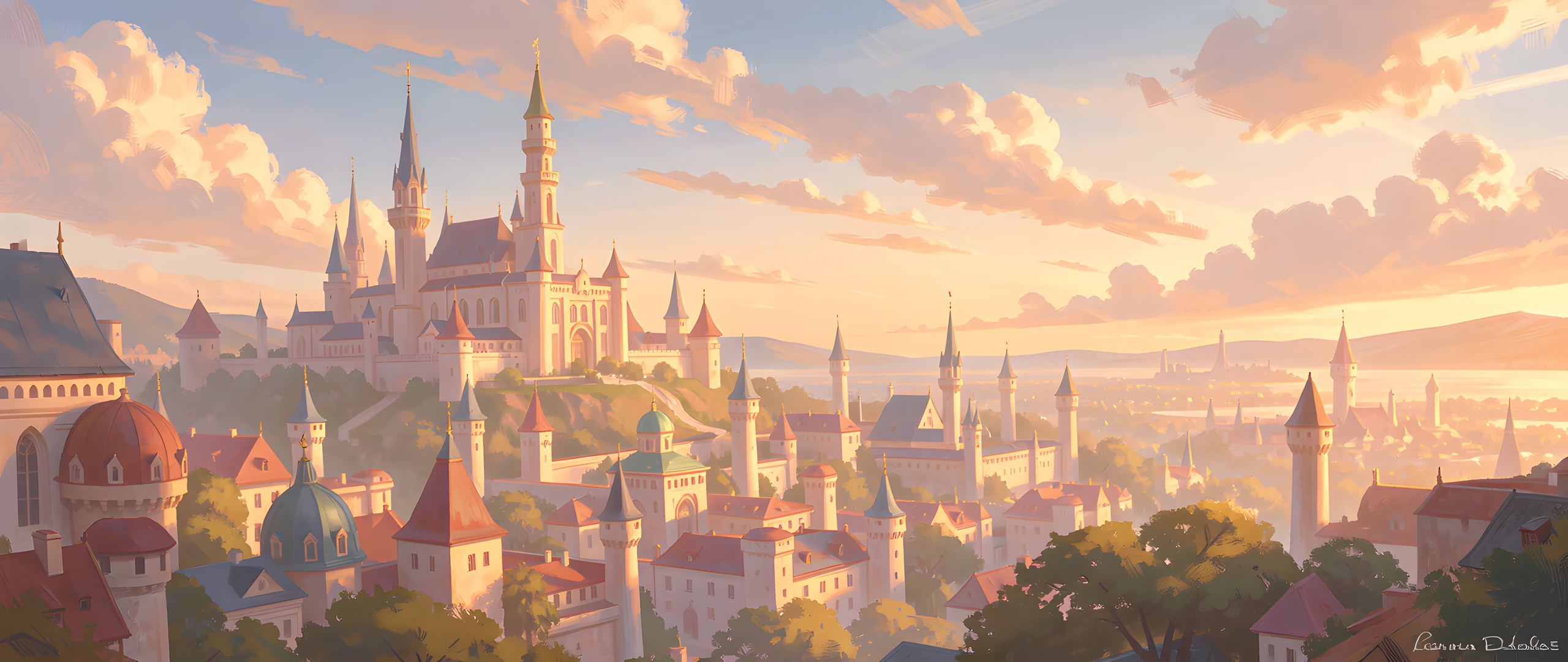 City Morning Glow