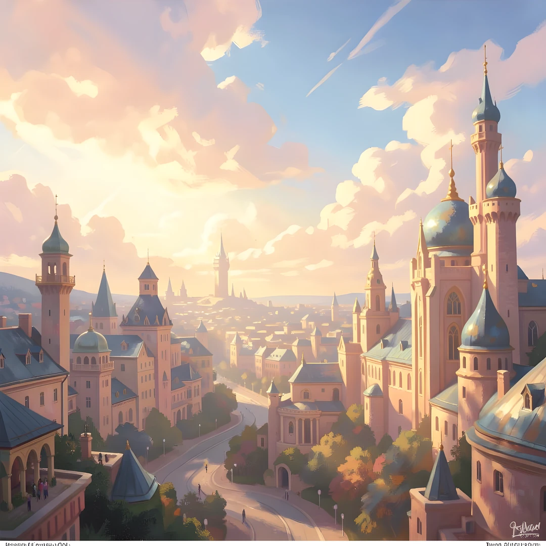Impressionist Cityscape
