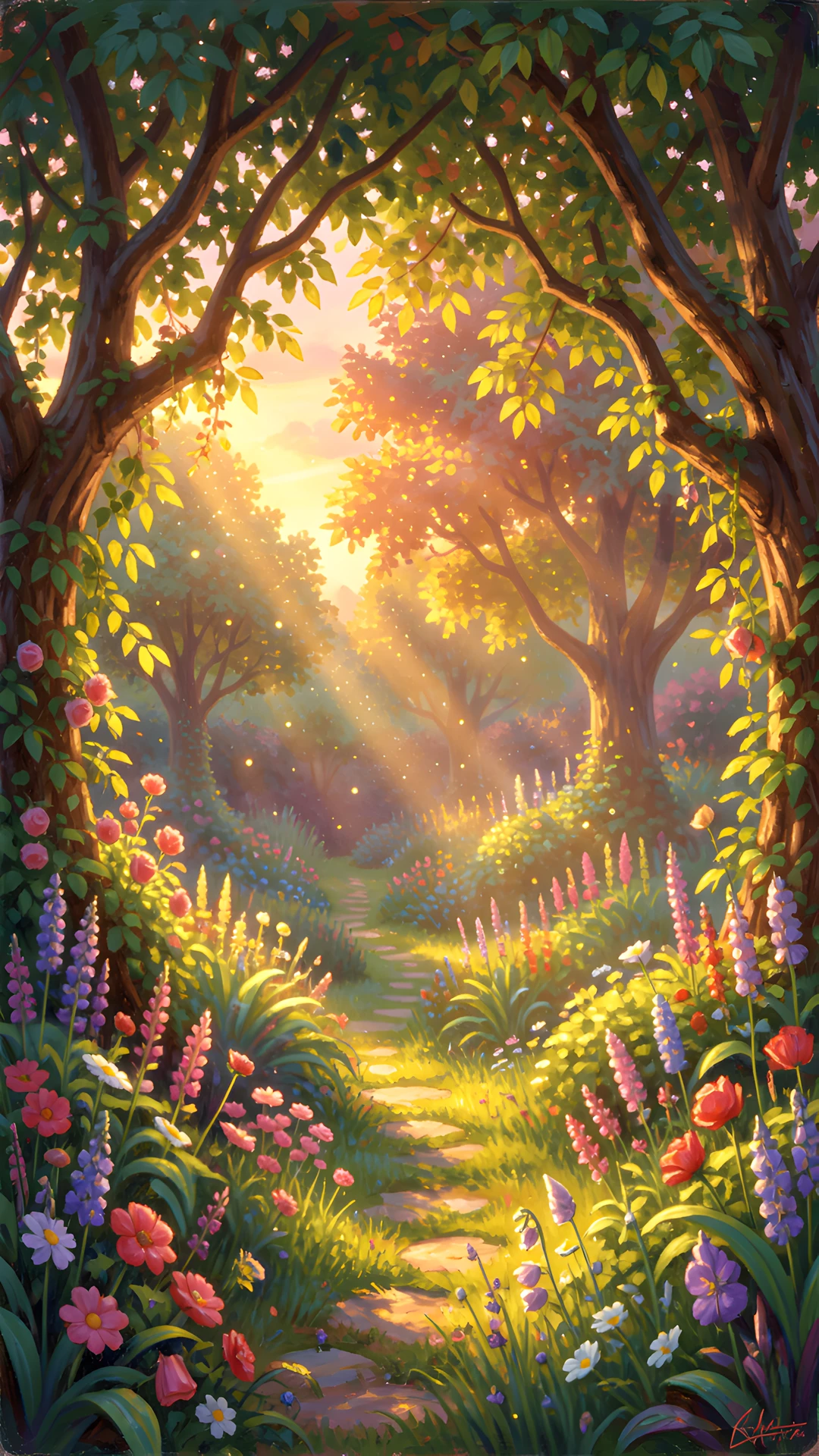 Whimsical Morning Glow