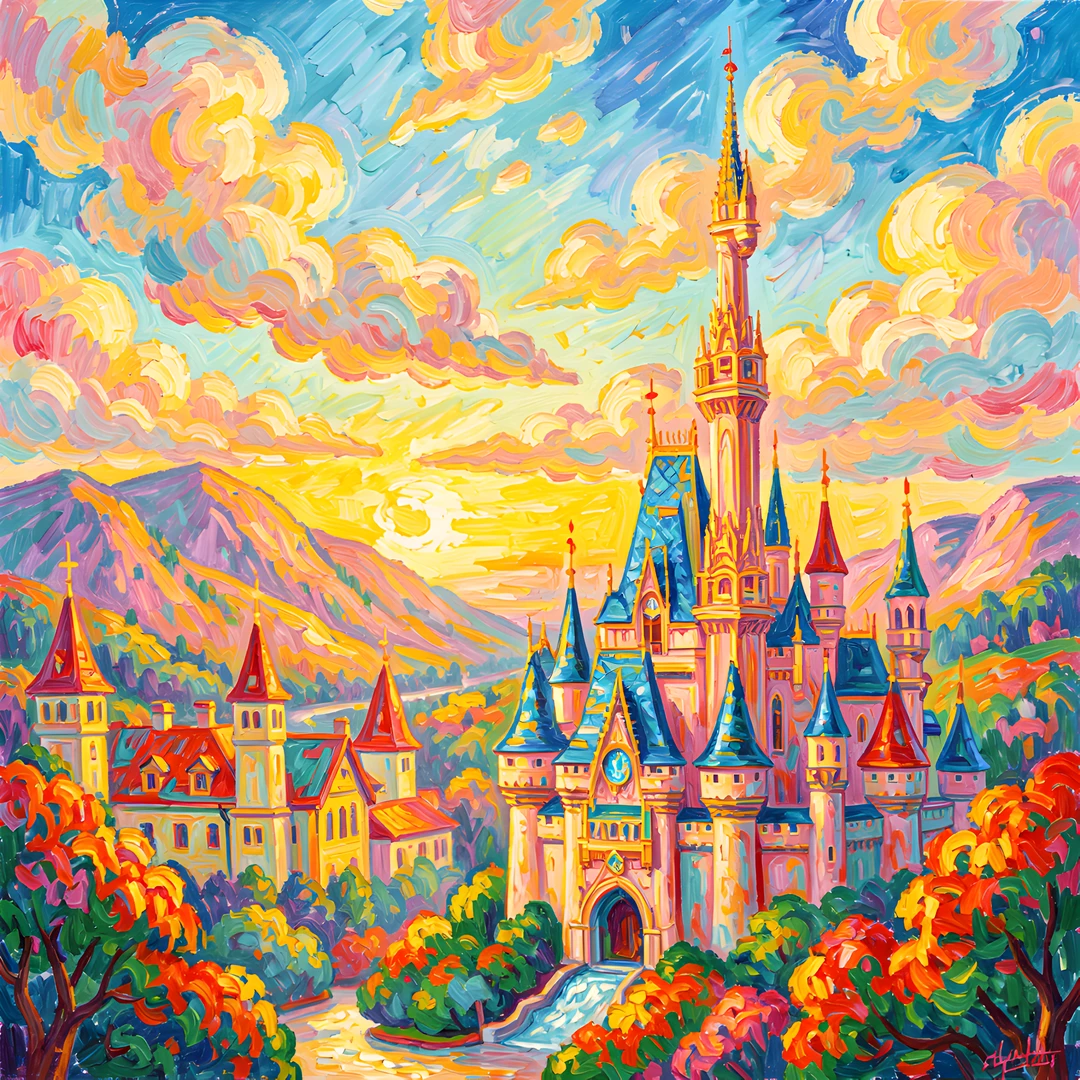 Impressionist Cityscape