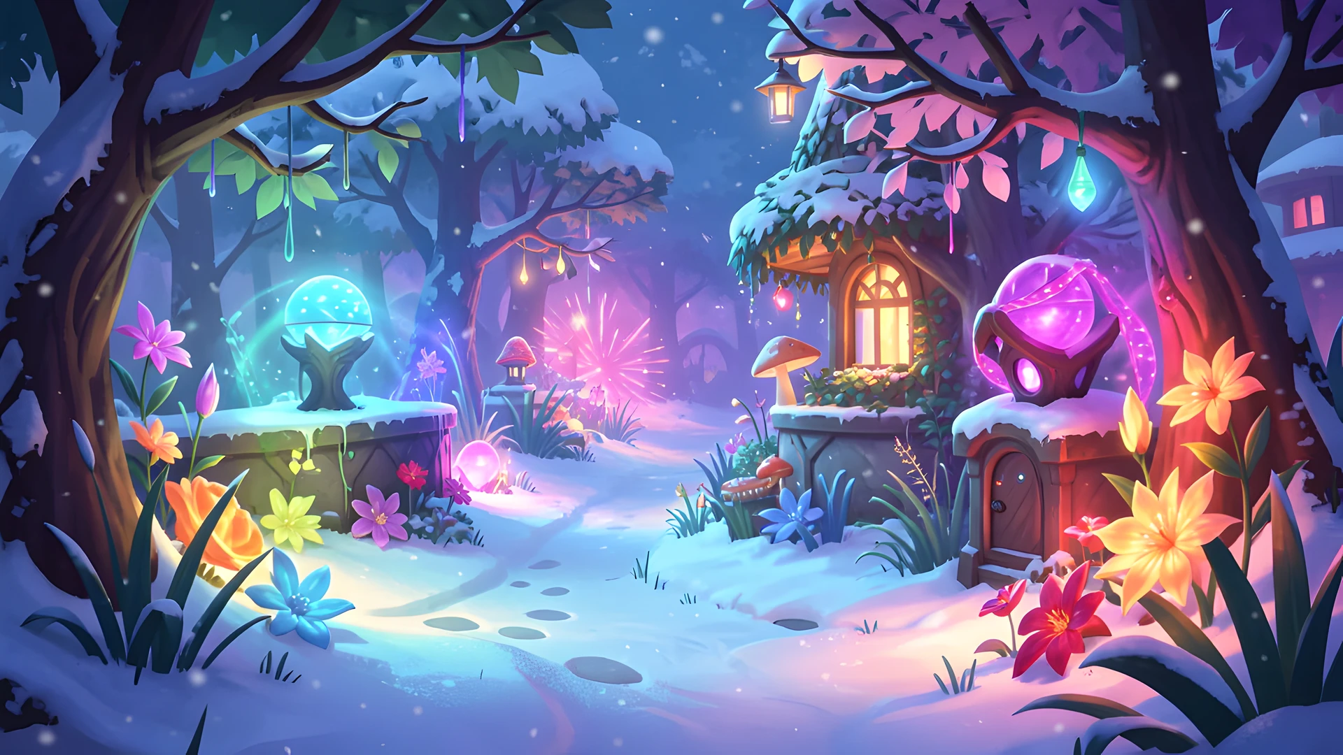 Frozen Floral Dream