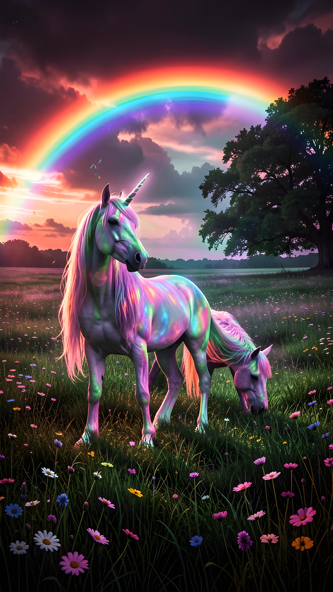Rainbow Unicorn Field