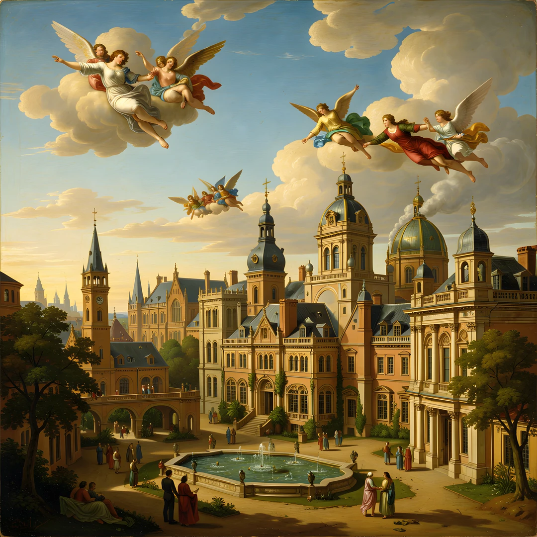 Heavenly Cityscape